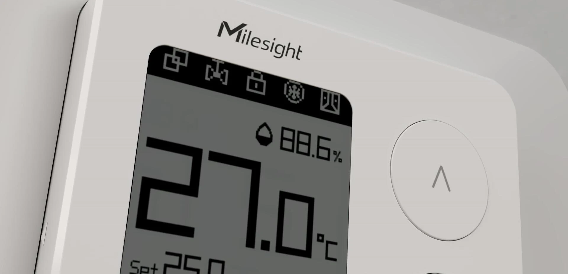 Image showcasing the child lock, humidity control, and freeze protection settings.