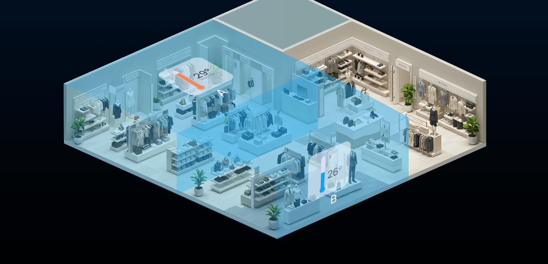 Diagram or animation illustrating the internal temperature sensors at work.