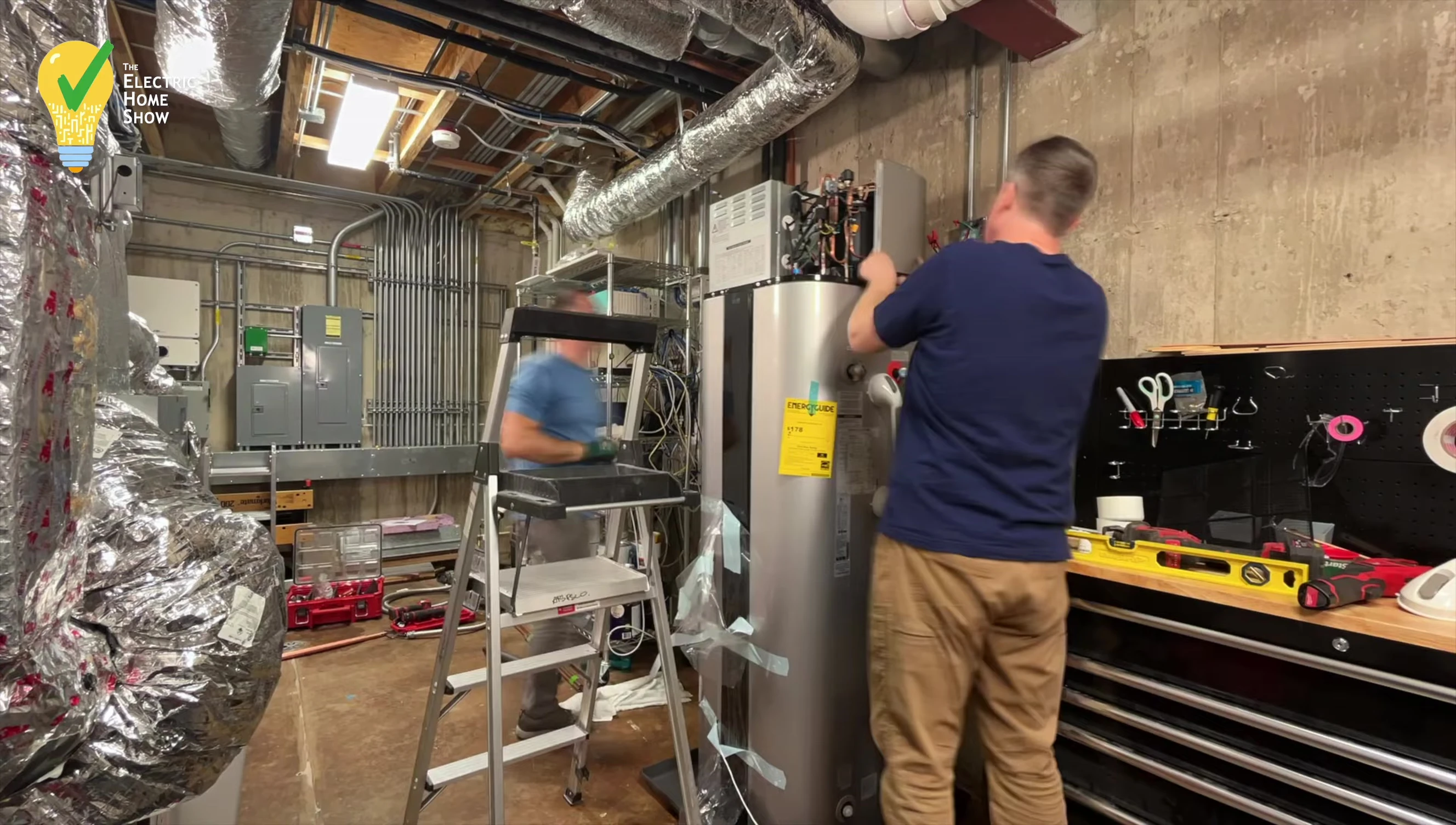 Positioning the new heat pump water heater