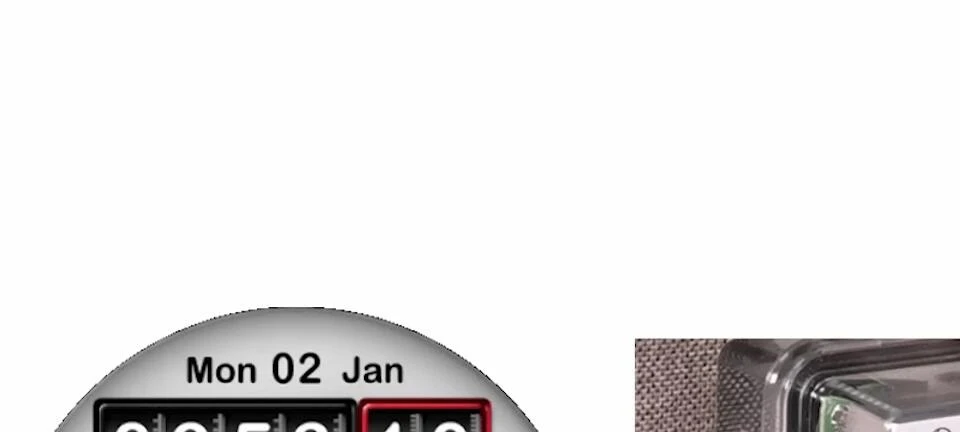 A digital meter showing its digital display and buttons