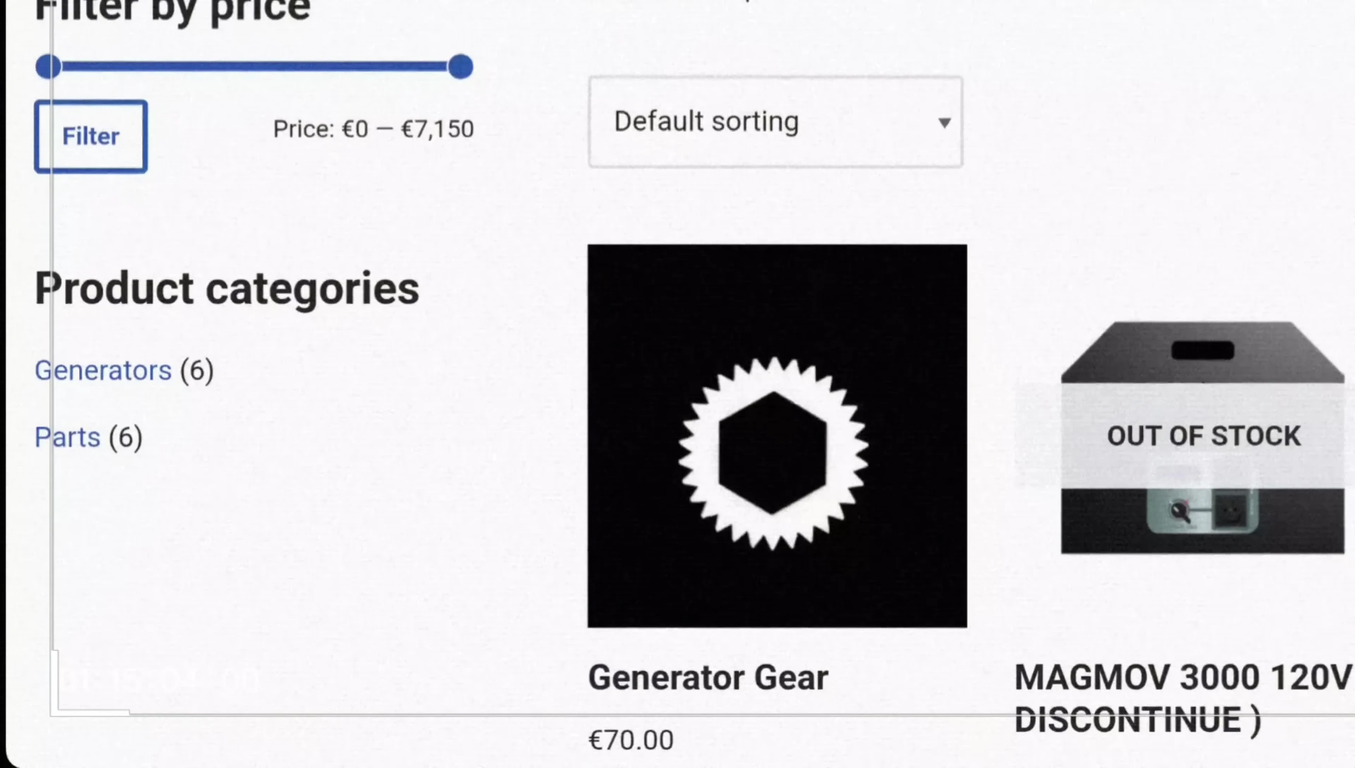 Image showing the pricing details of different Magmov models.