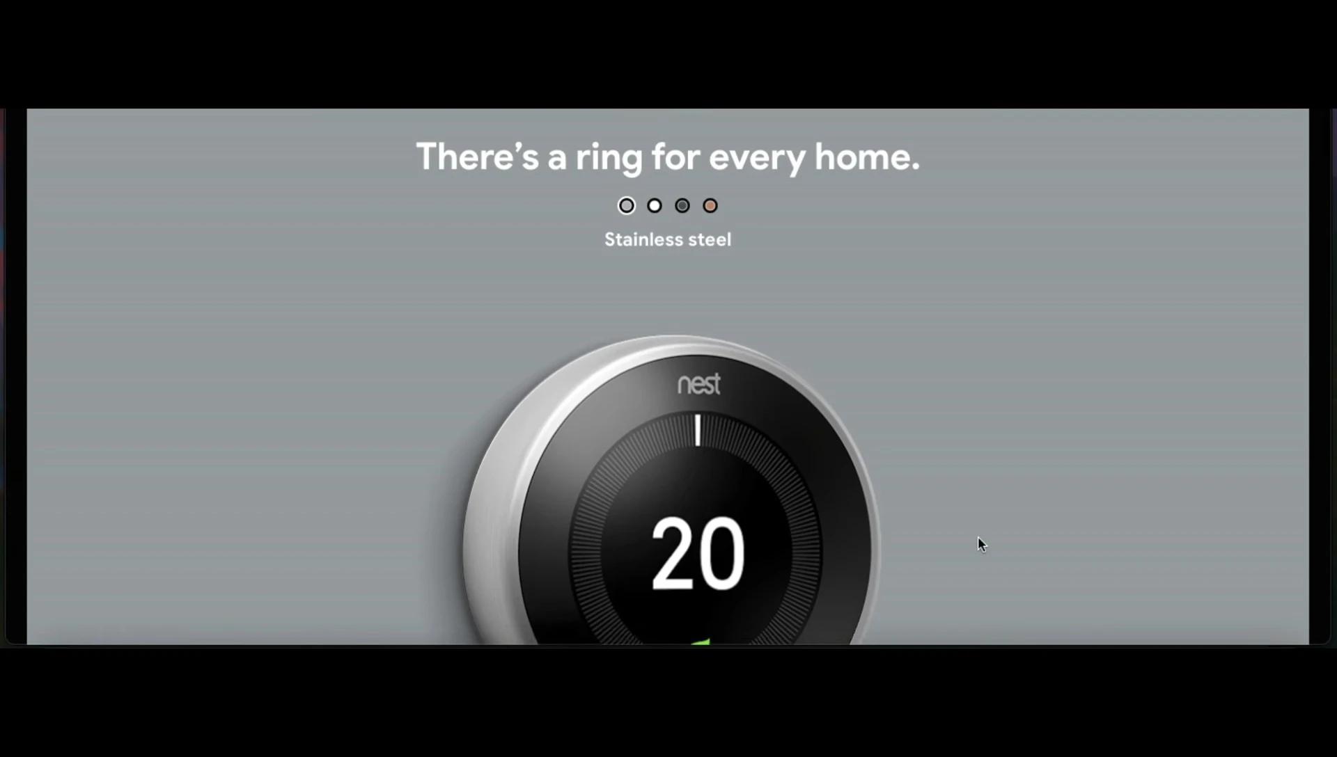 Screenshot of the Google Nest app interface showing scheduling options