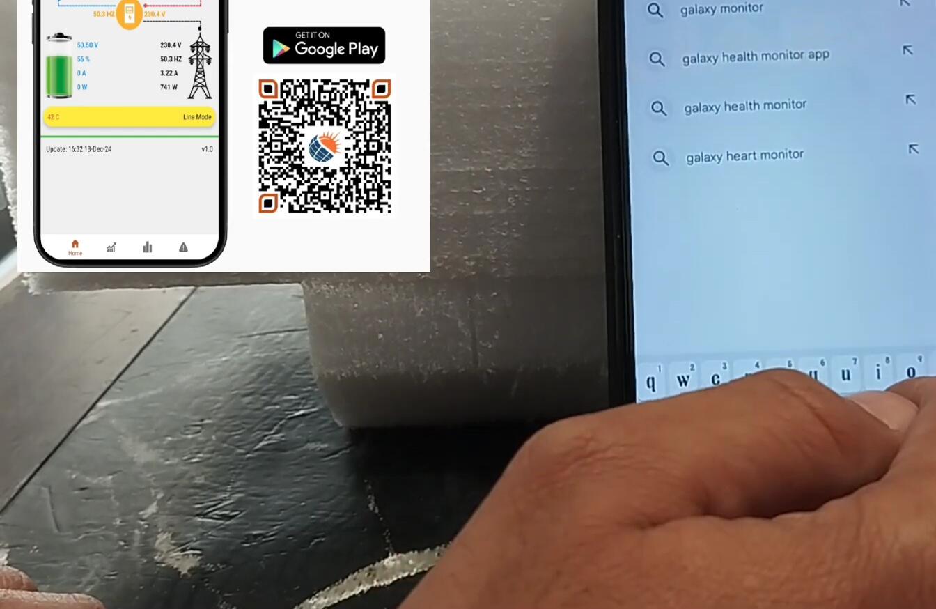 Screenshot of the Galaxy Monitoring app in the app store.