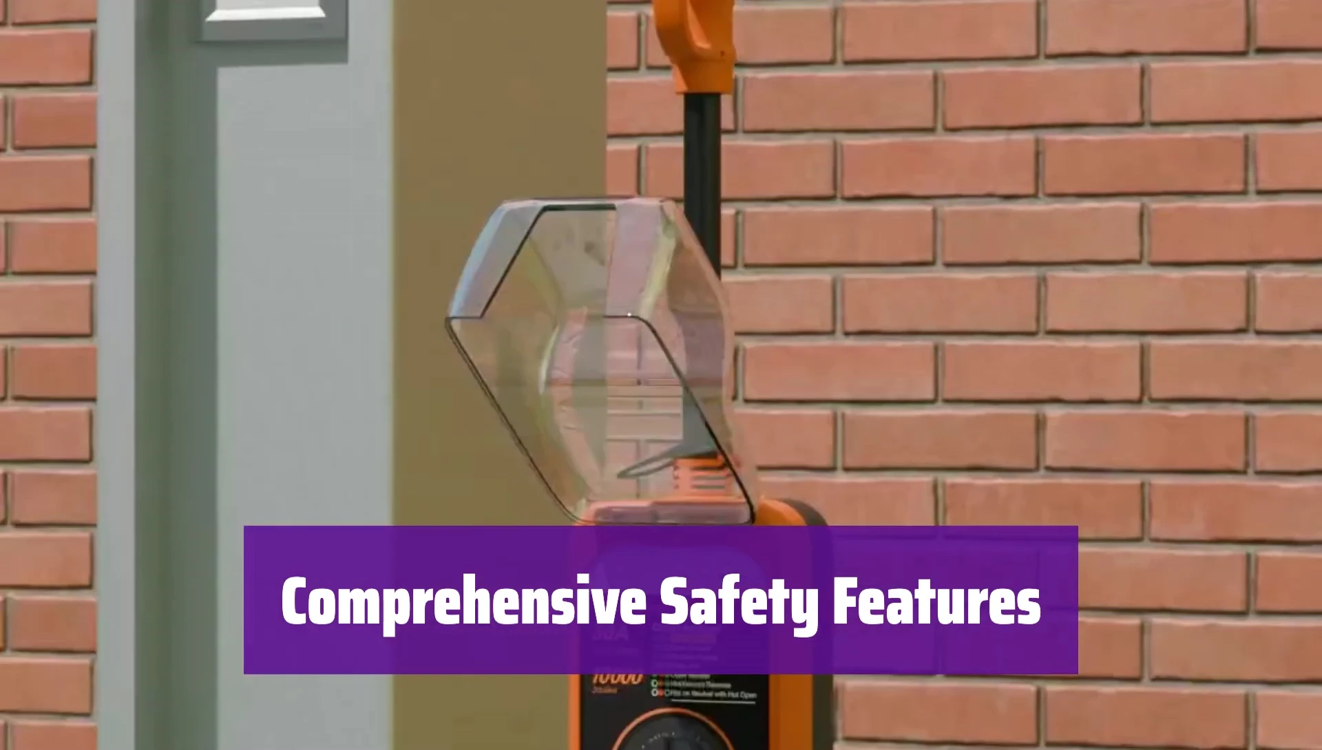 Highlighting the waterproof and flame-retardant features