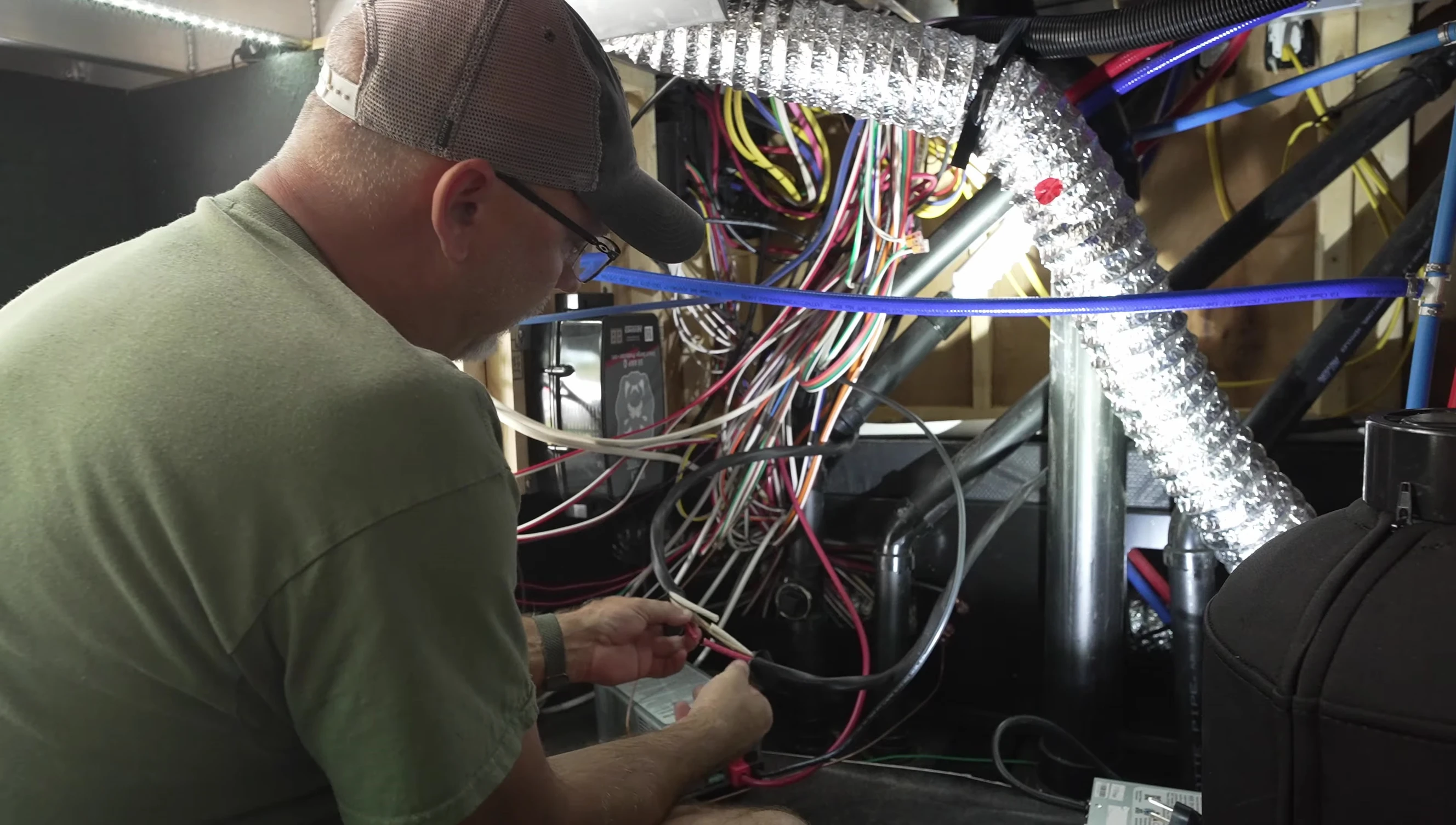 Screenshot of the wire connections for the Power Watchdog.