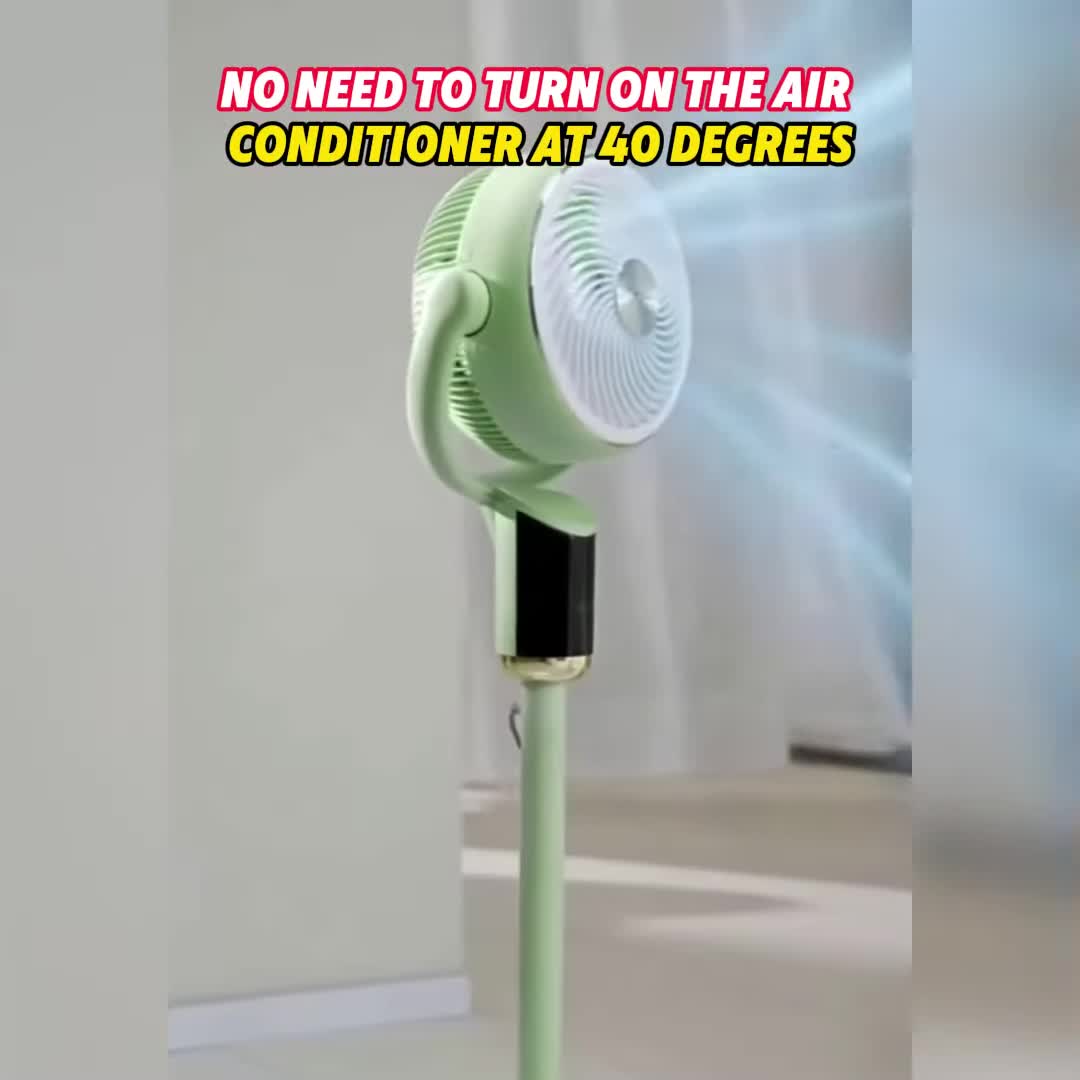 Visual representation of the fan's 20-meter reach.