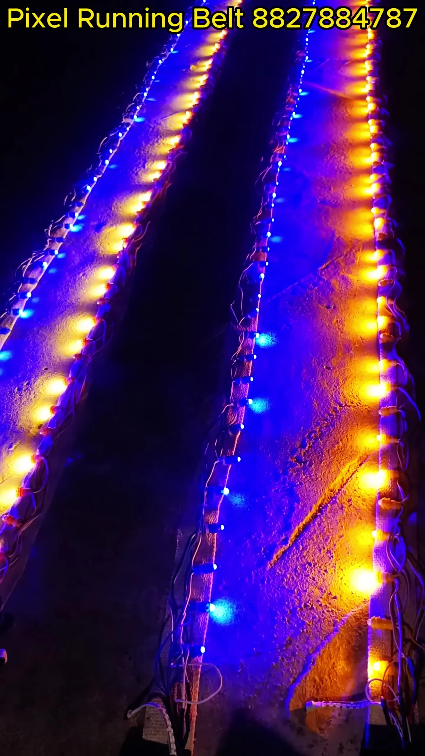 View of the complete running belt