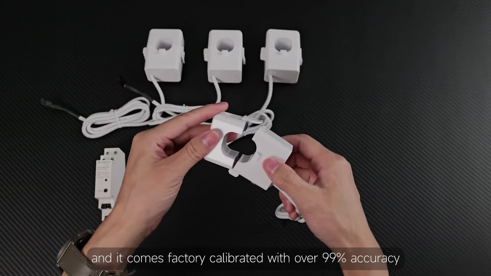Highlighting the high accuracy claim of the energy meter