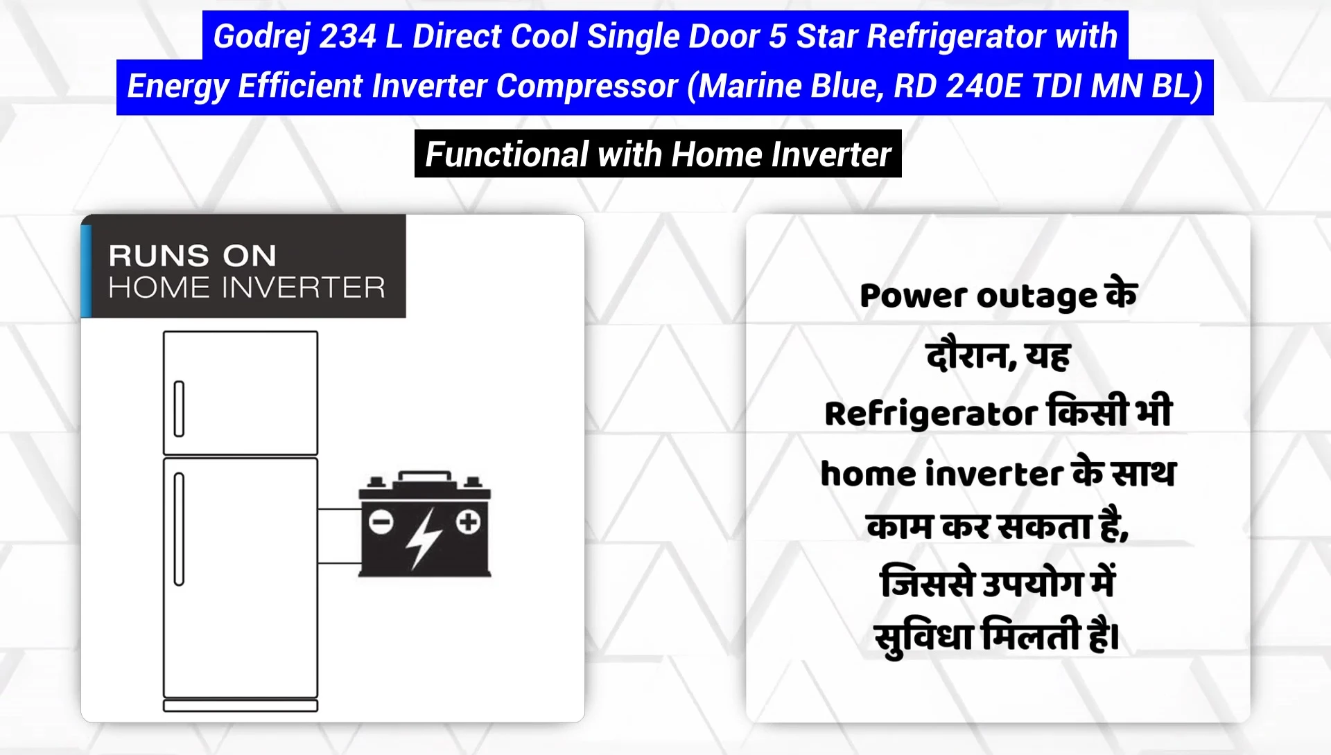 Shot showing the refrigerator's interior and shelf space
