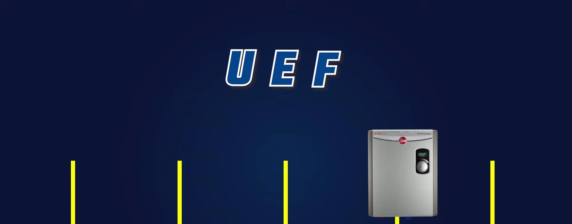 UEF rating for tankless electric water heaters