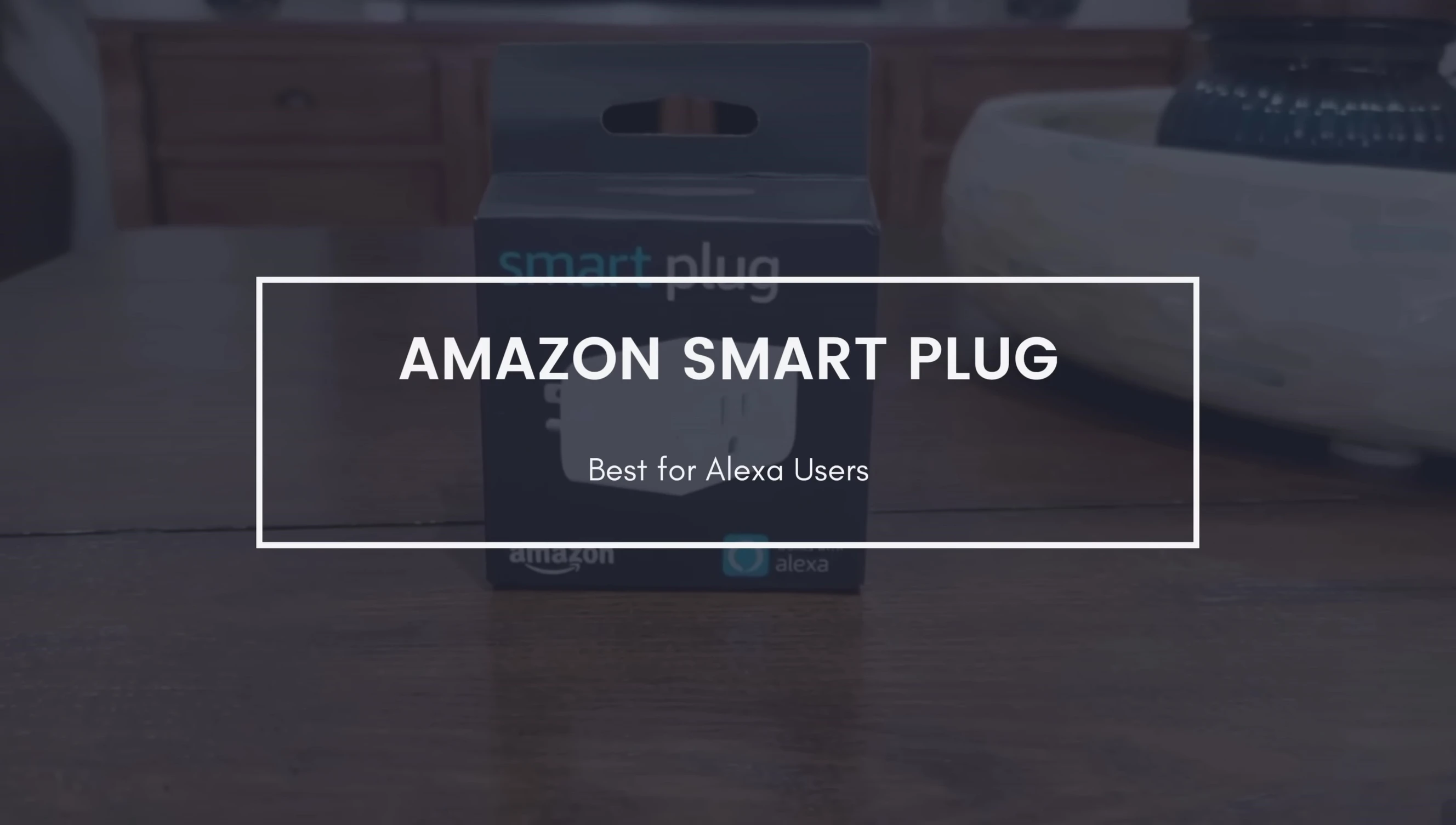 The Amazon Smart Plug shown plugged into an outlet.