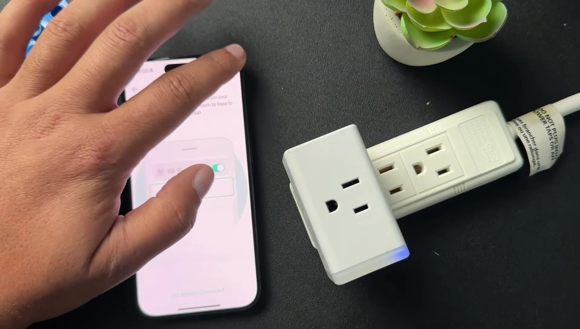 Accessing Wi-Fi settings on an iPhone