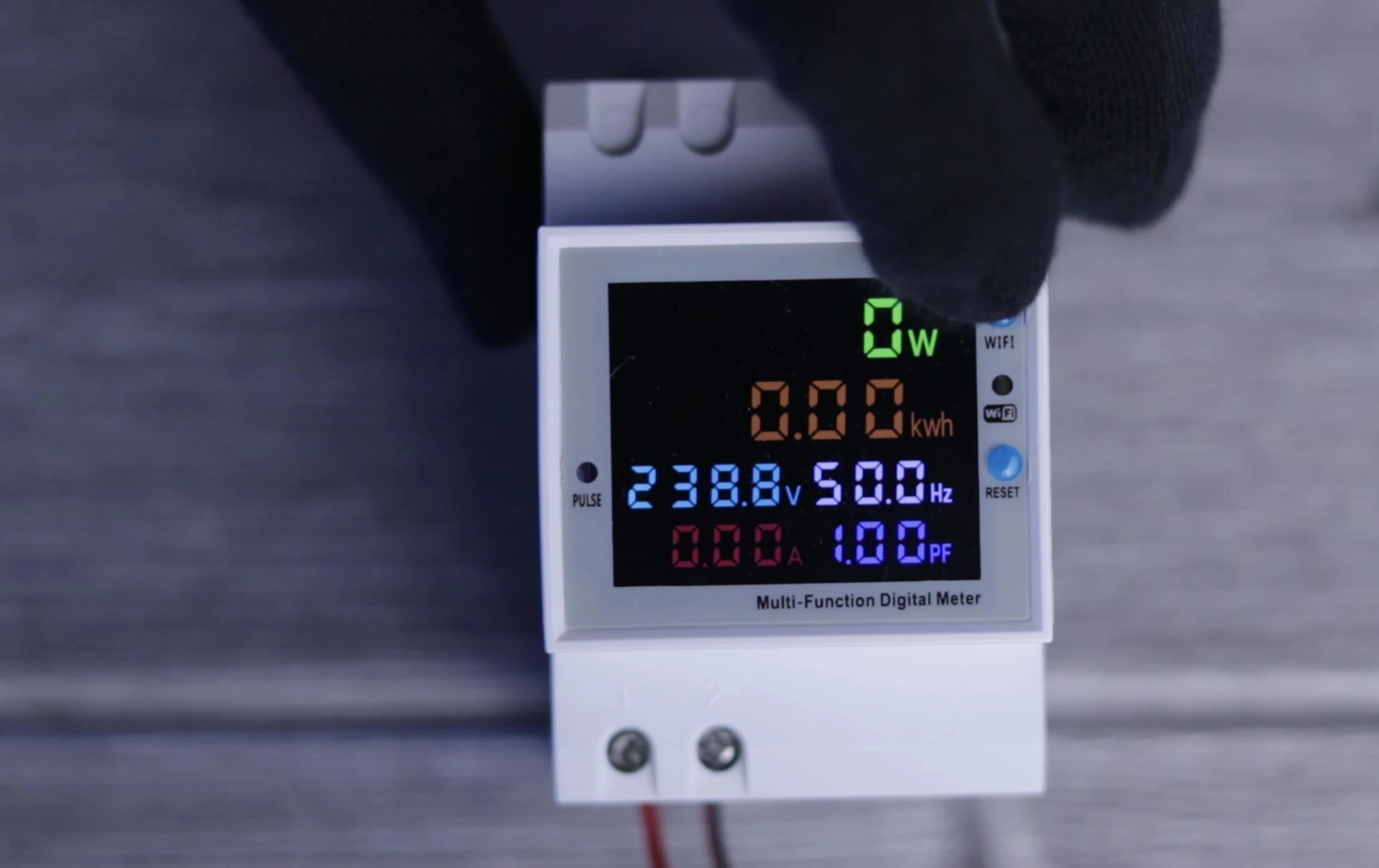 Image showing the Wi-Fi switch on the energy monitor