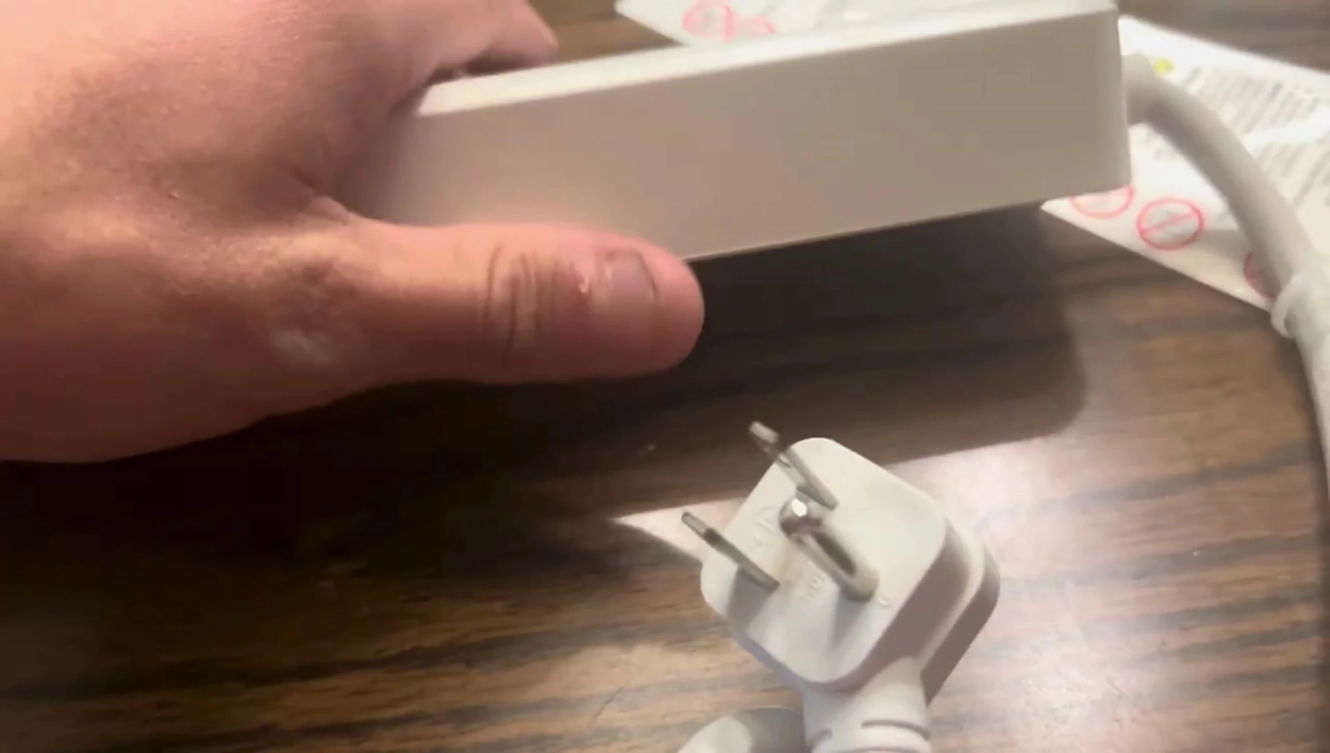 Close up of the power strip