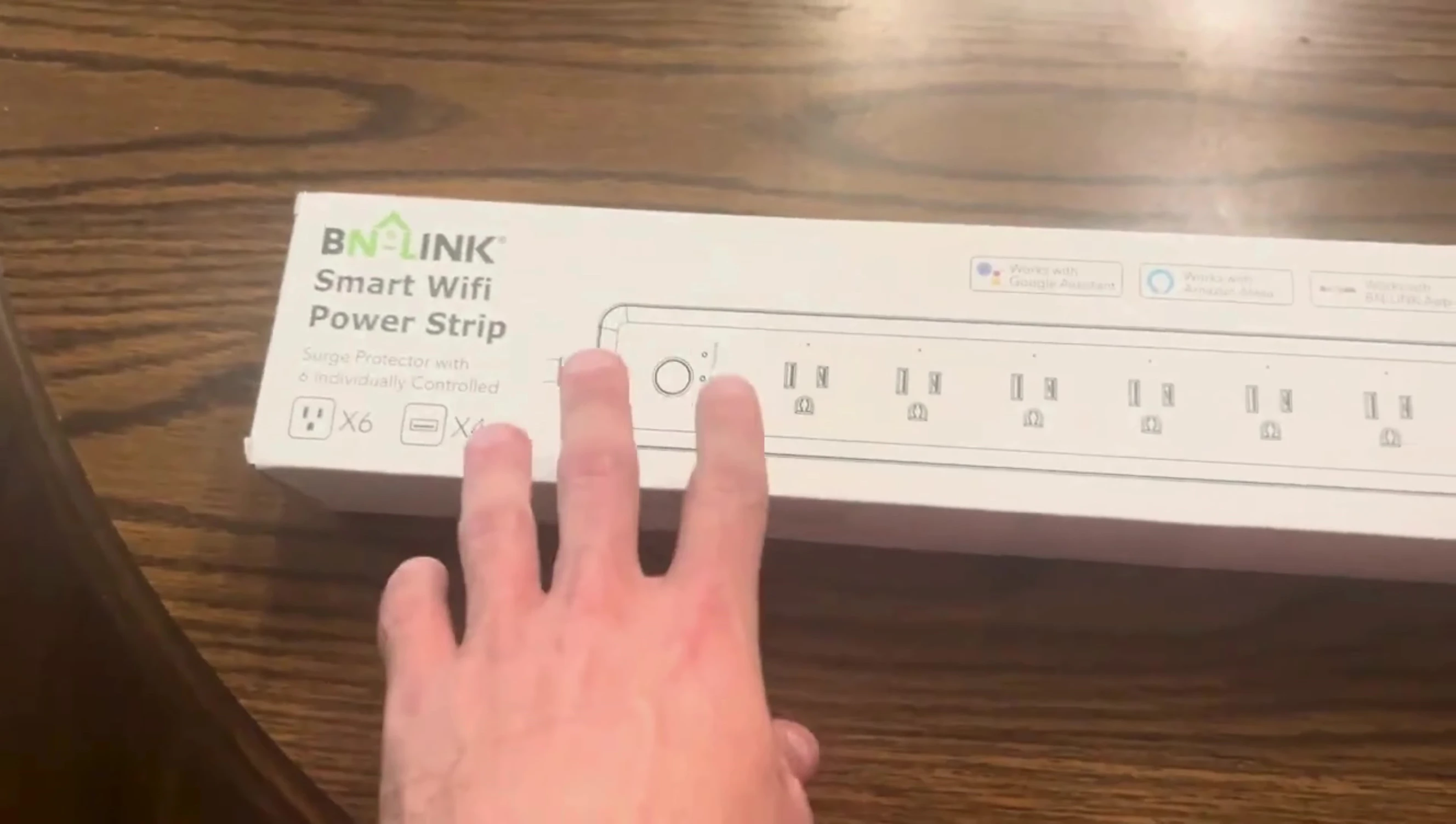 Close-up of the well-designed box
