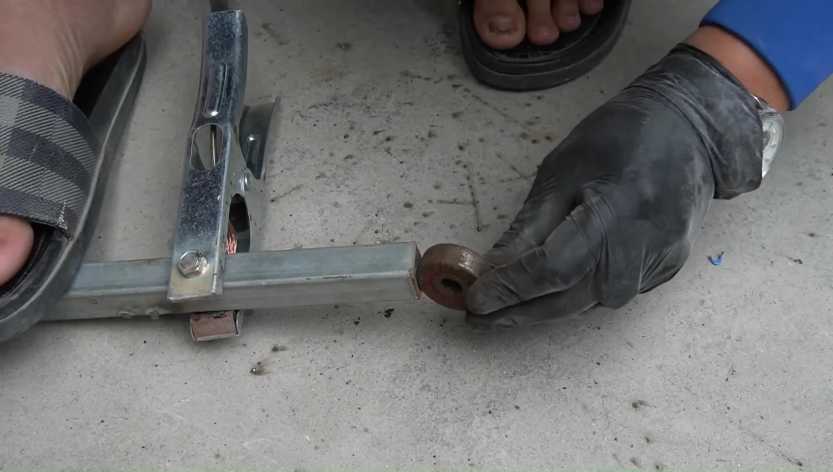 Shot highlighting the material and construction.