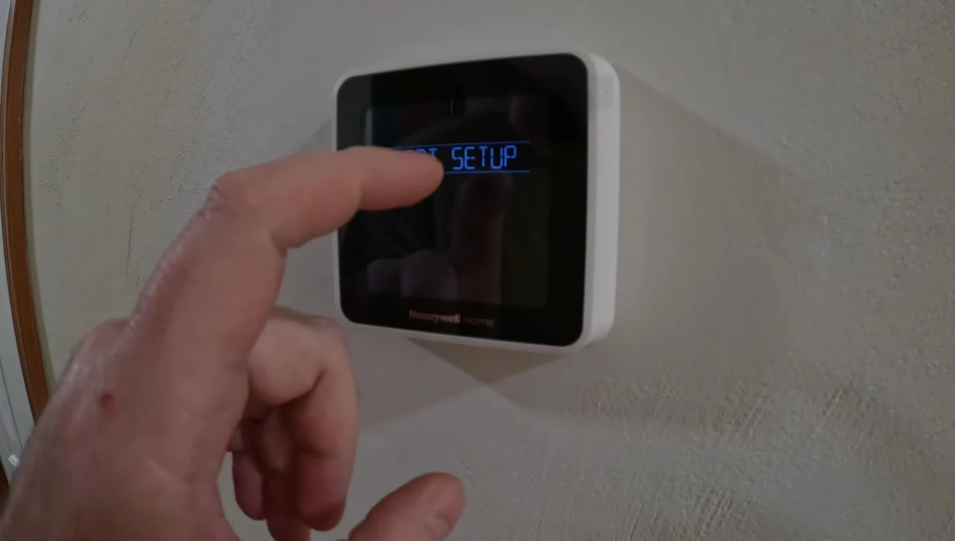 Starting the Honeywell Home App setup