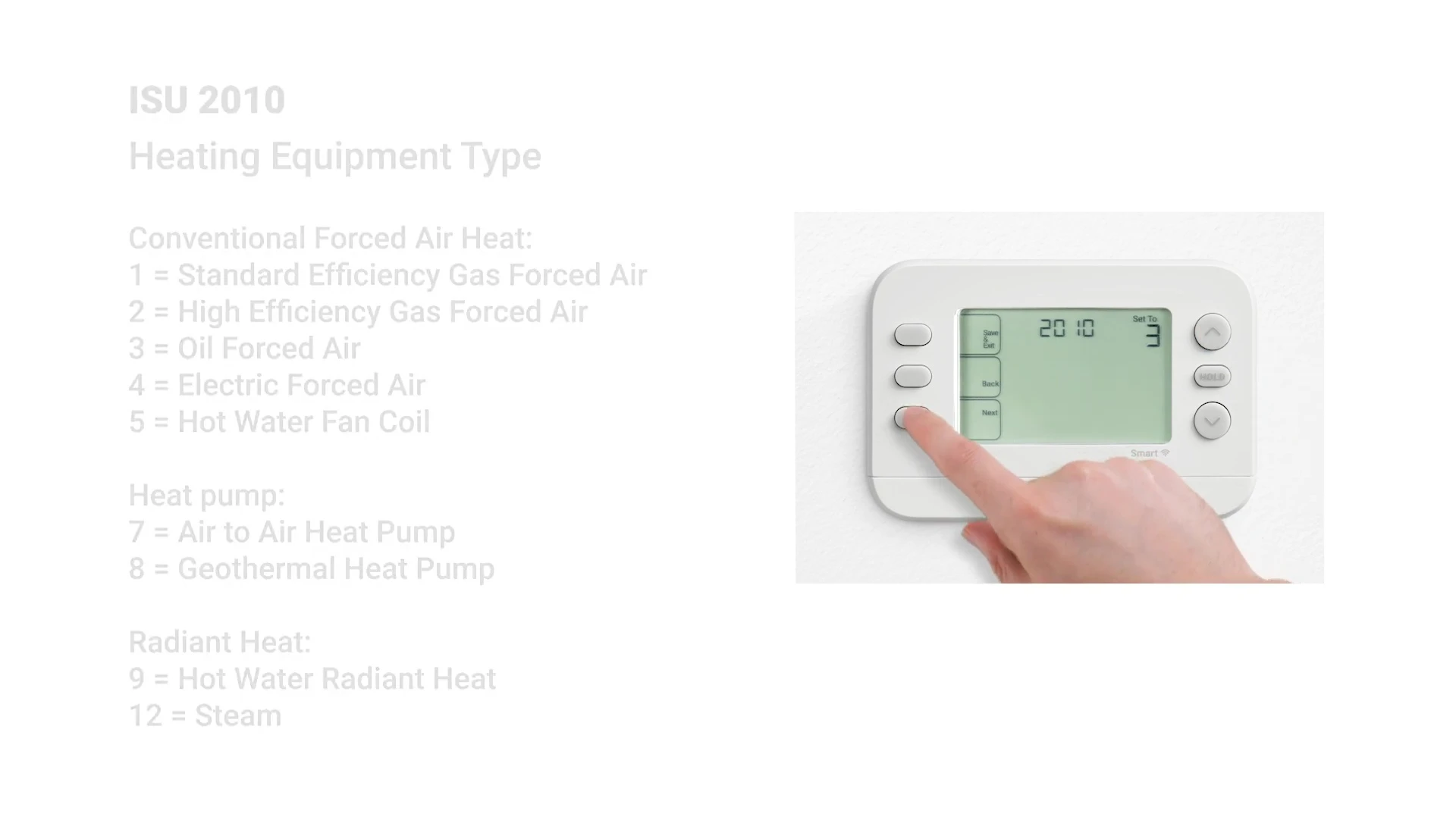 Accessing the air filter replacement reminder settings (ISU 71, 110)
