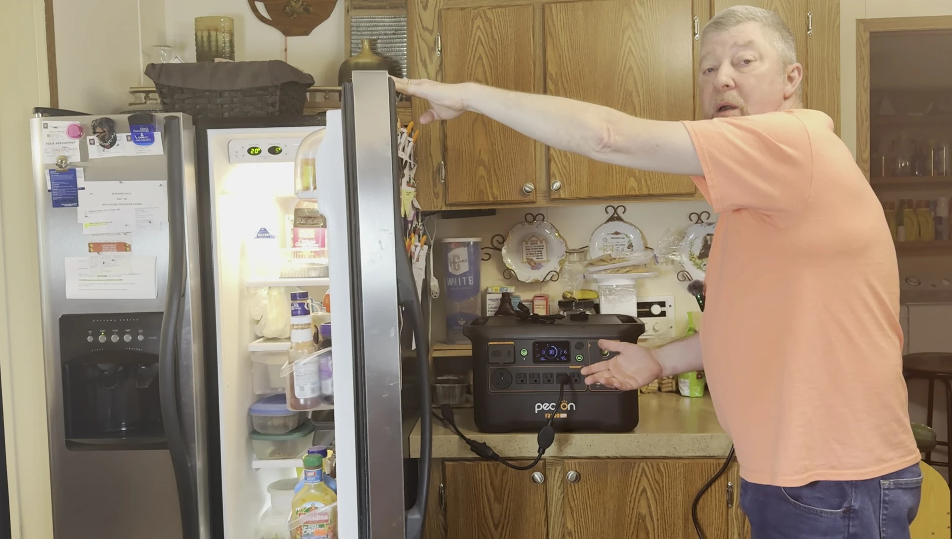 Demonstration of the UPS function.