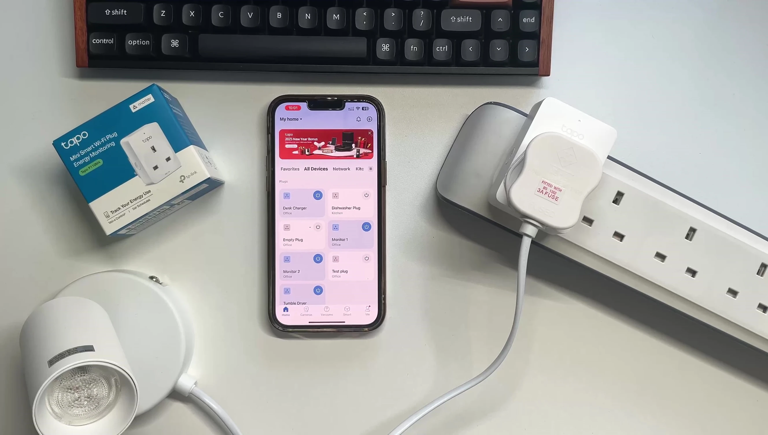 Apple HomeKit QR code being scanned