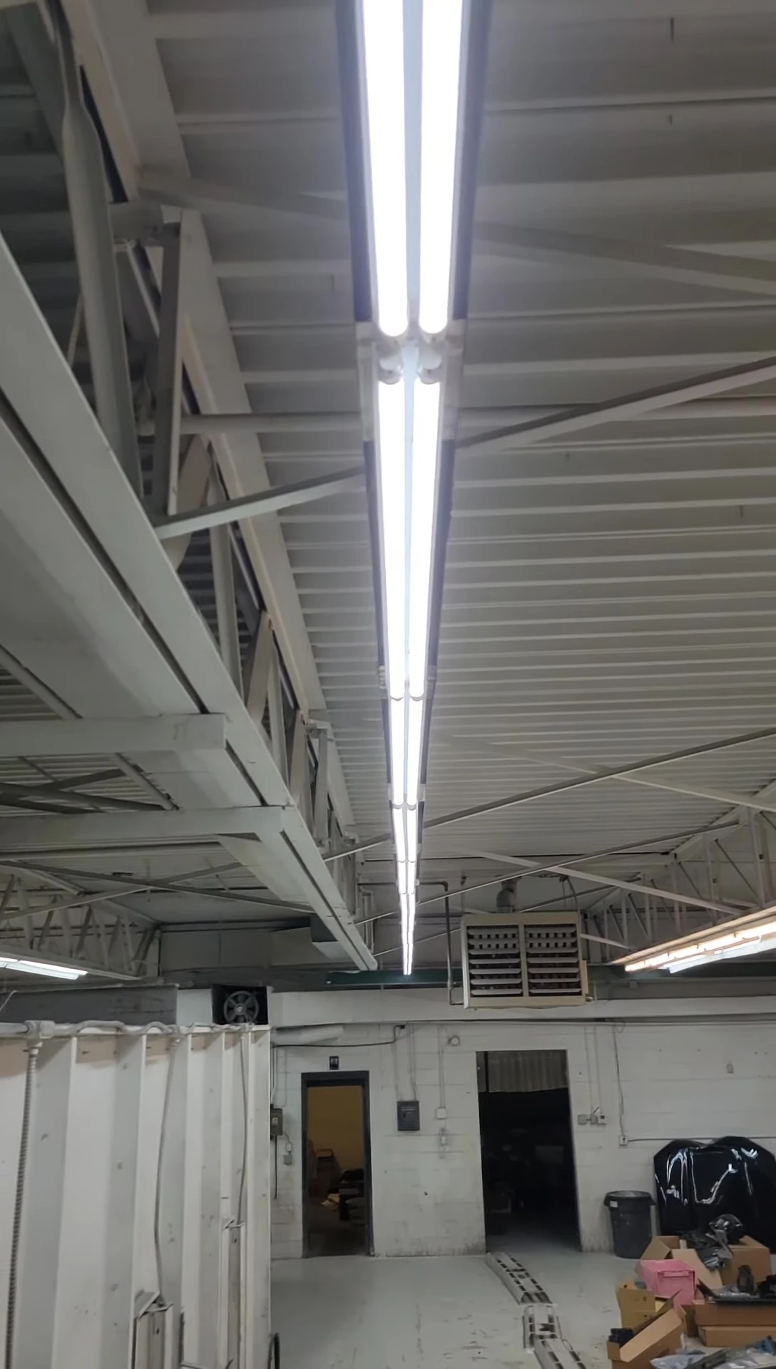 All the lights functioning correctly and relatively straight