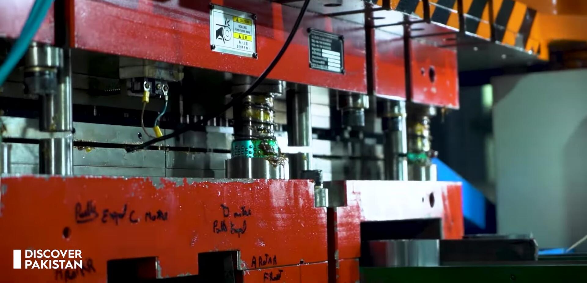 Preparation of rotor and stator using electric sheets on hydraulic stamping press machine.