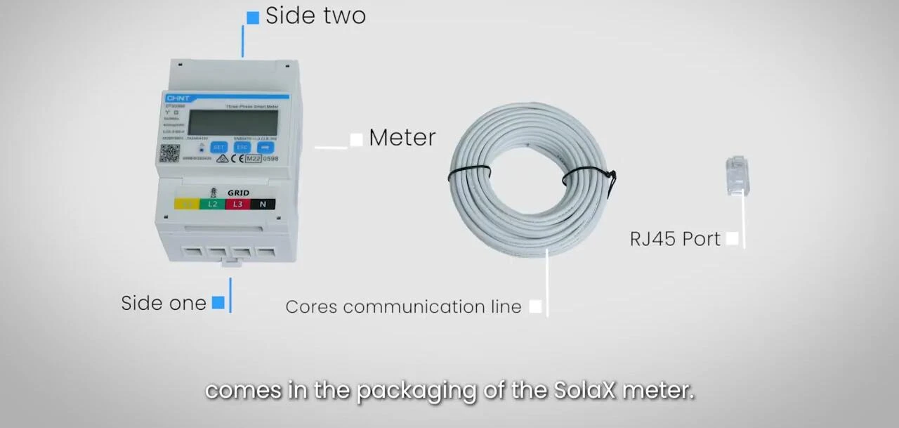 Solax meter packaging