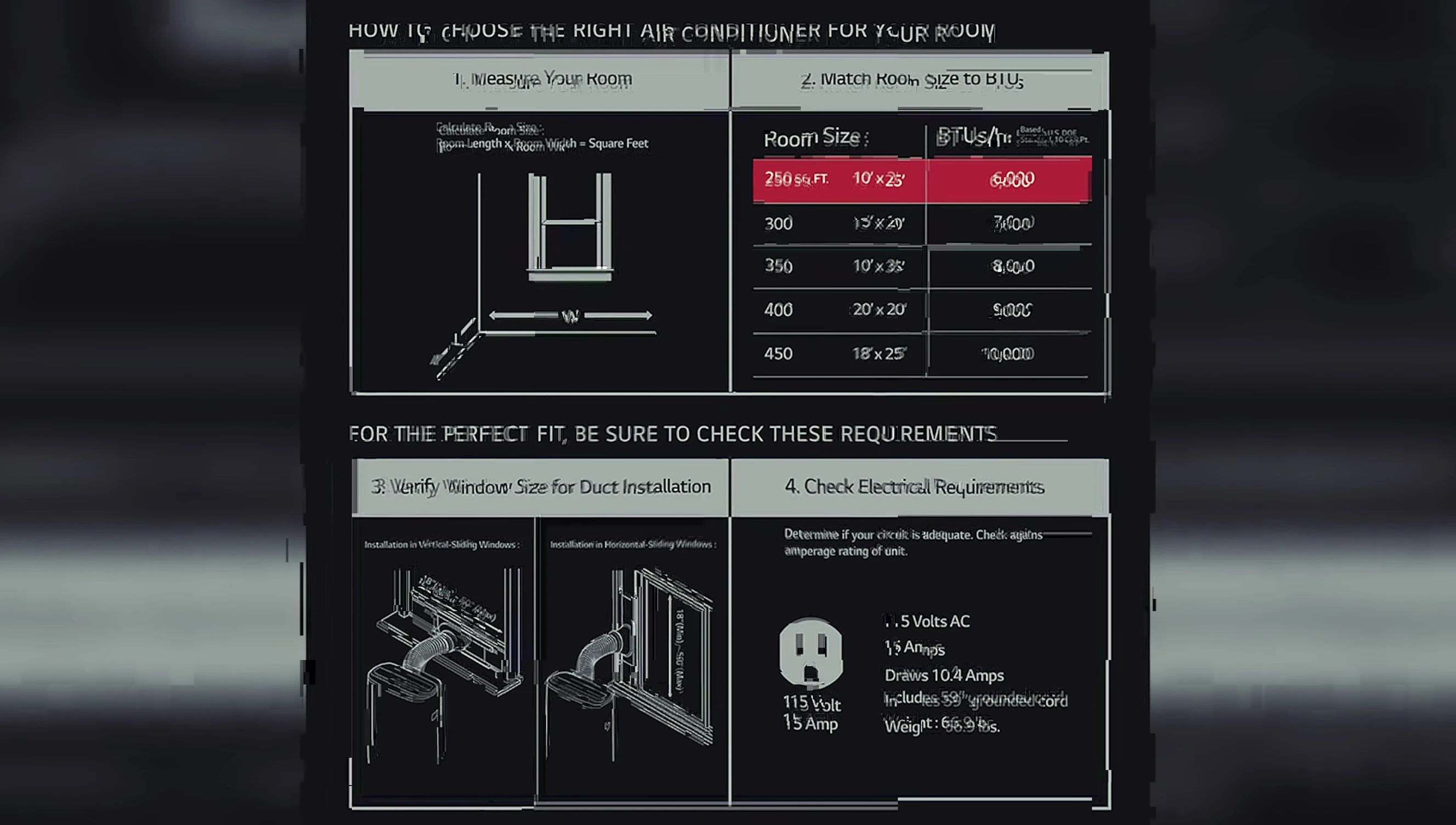Highlighting the compact size of the LG unit