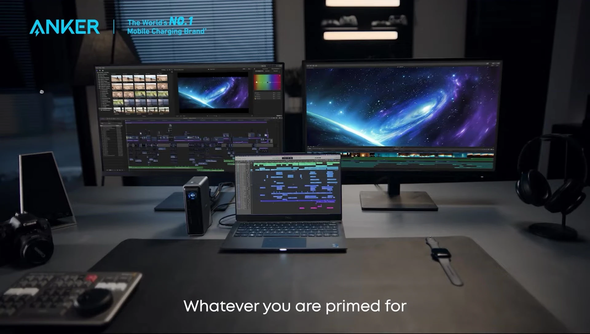 A close-up of Anker Prime product highlighting its features.