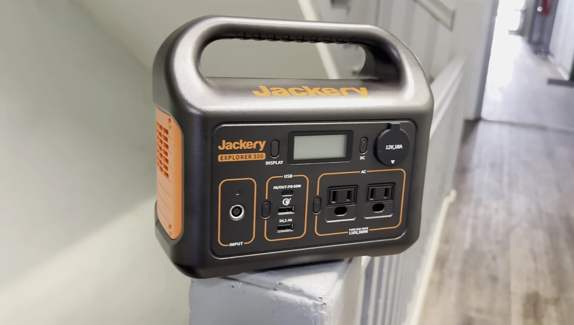 Image showcasing the multiple ports and connectors available on the Explorer 300.