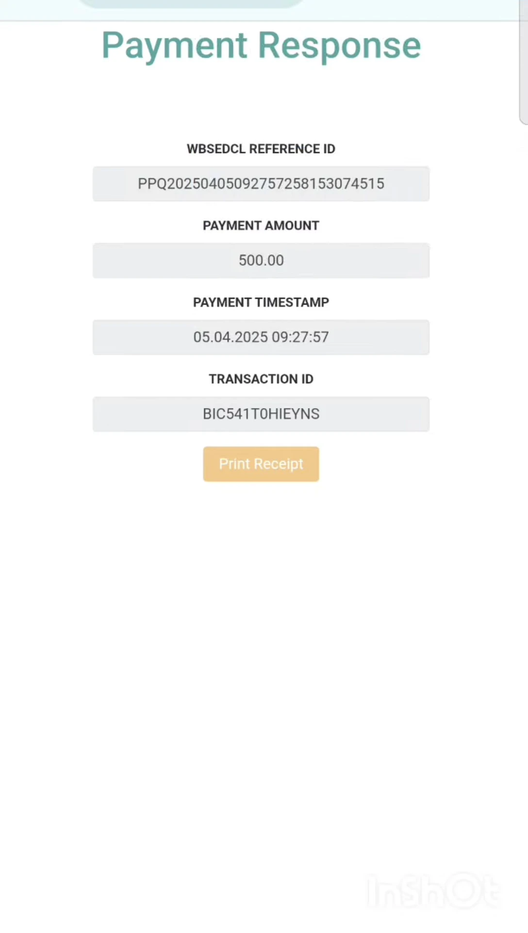 Screenshot emphasizing the importance of taking a screenshot of the confirmation