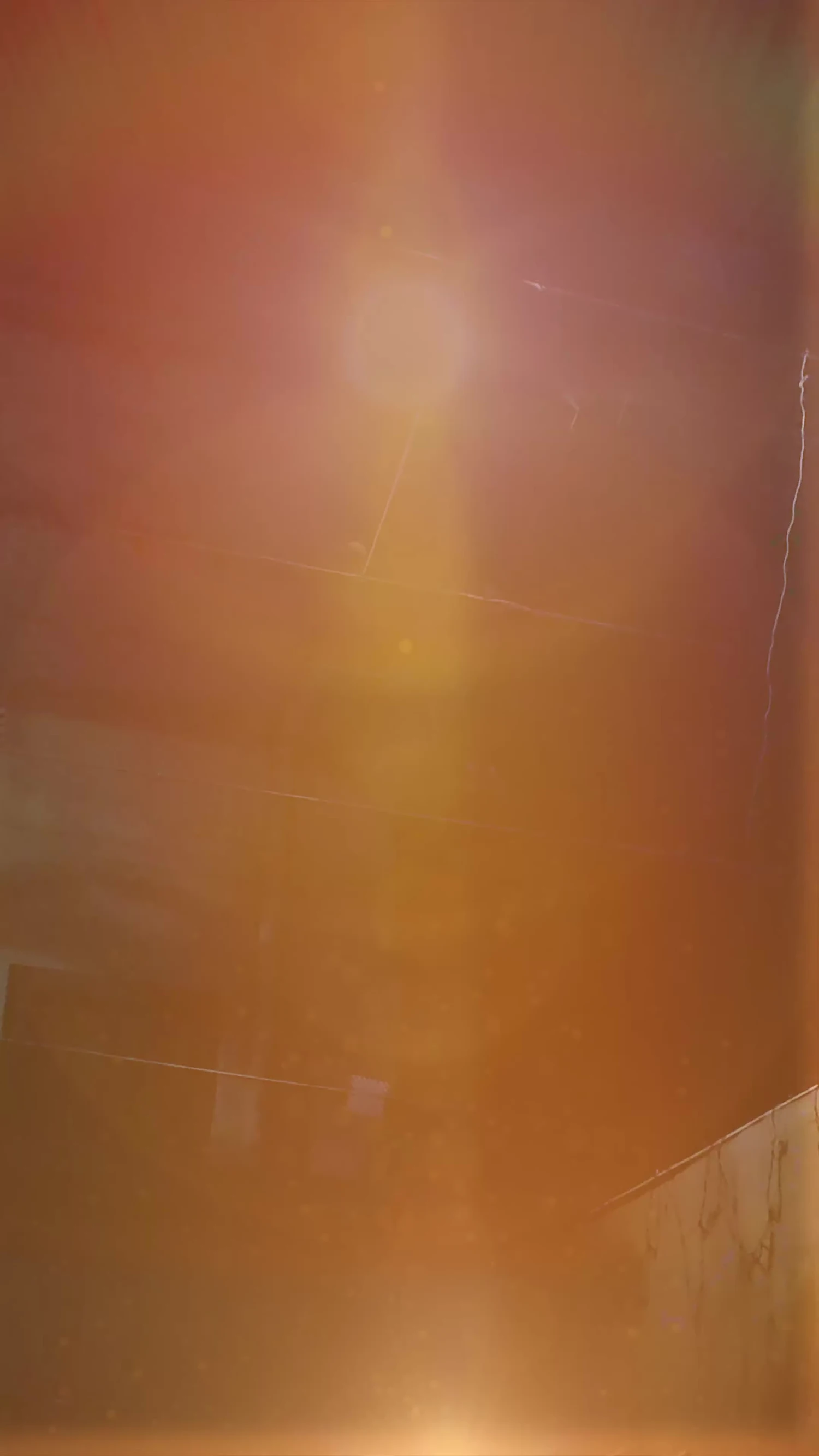 Image of the light turned on, showcasing its brightness