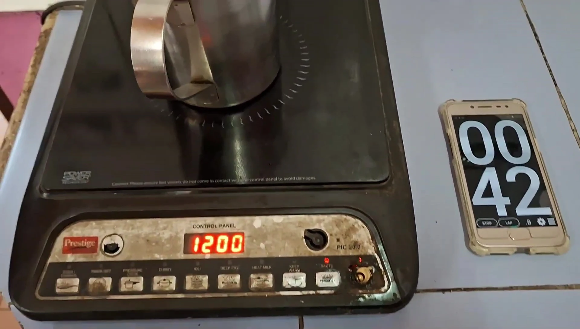 The cooktop being easily moved or unplugged