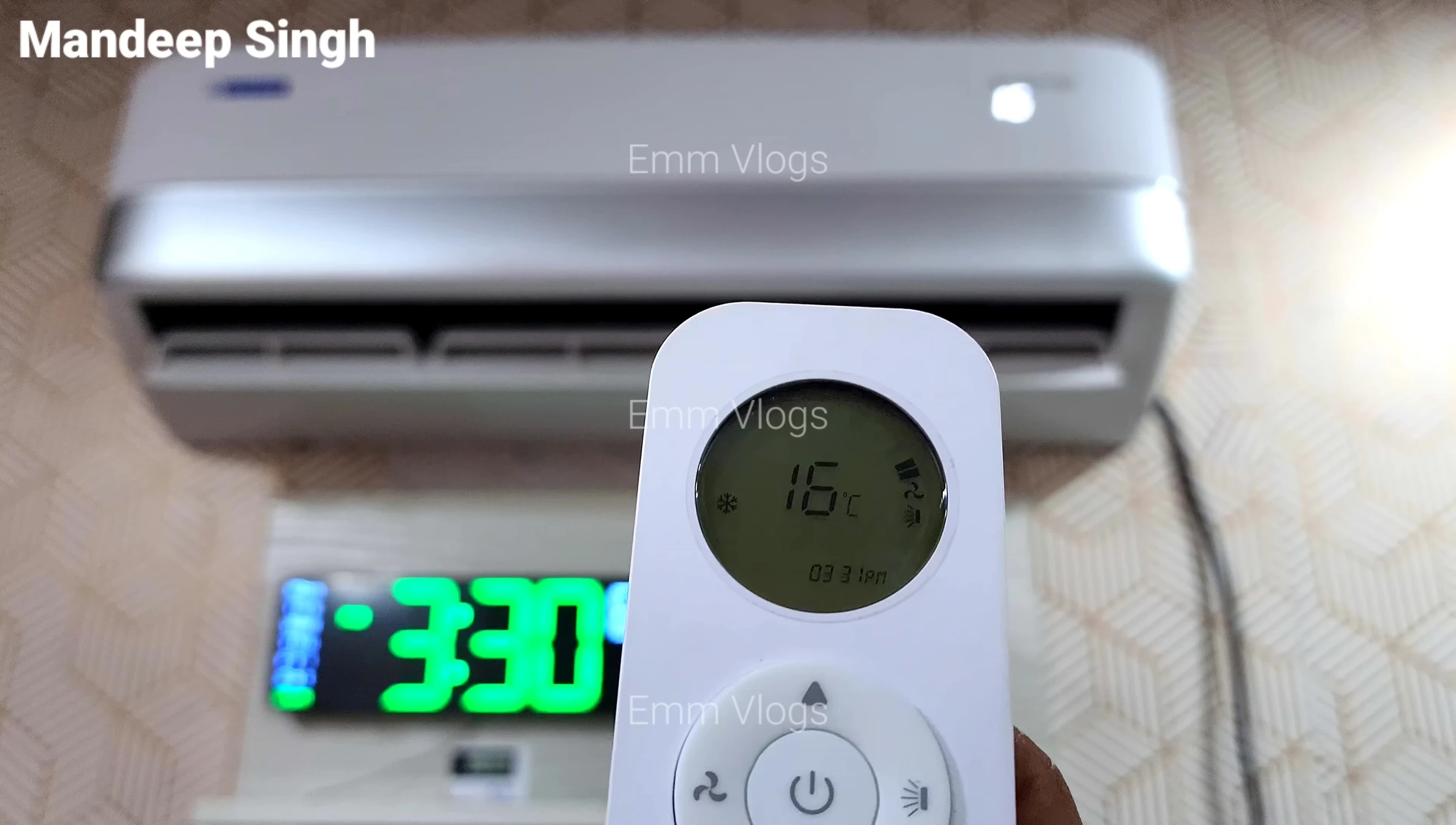 Screenshot of the remote showing 110% cooling mode selected.