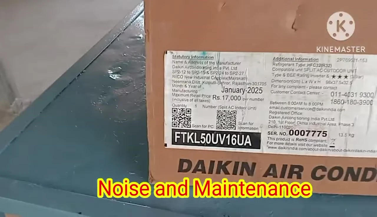 Noise level mentioned
