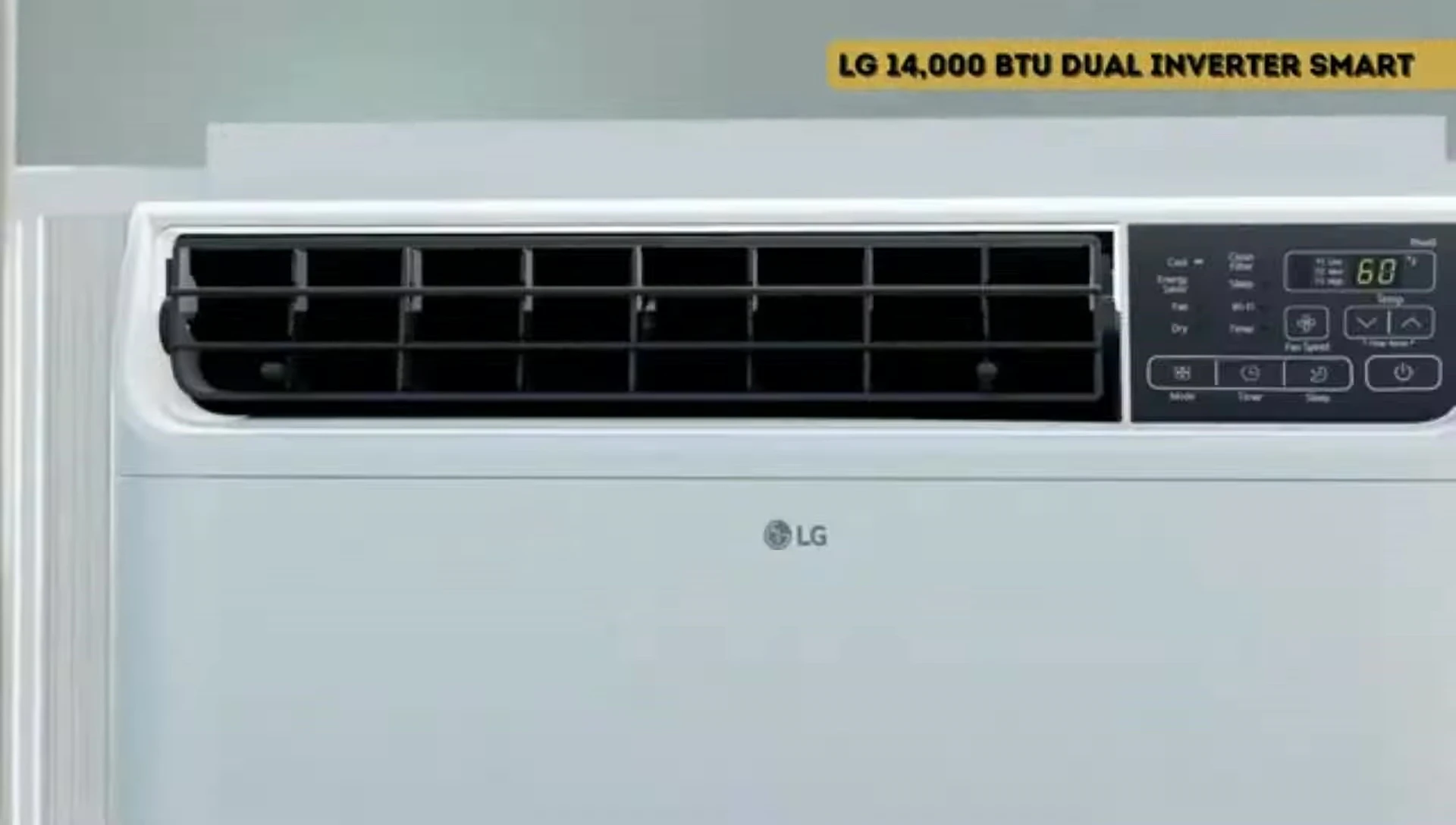 LG 14,000 BTU unit shown