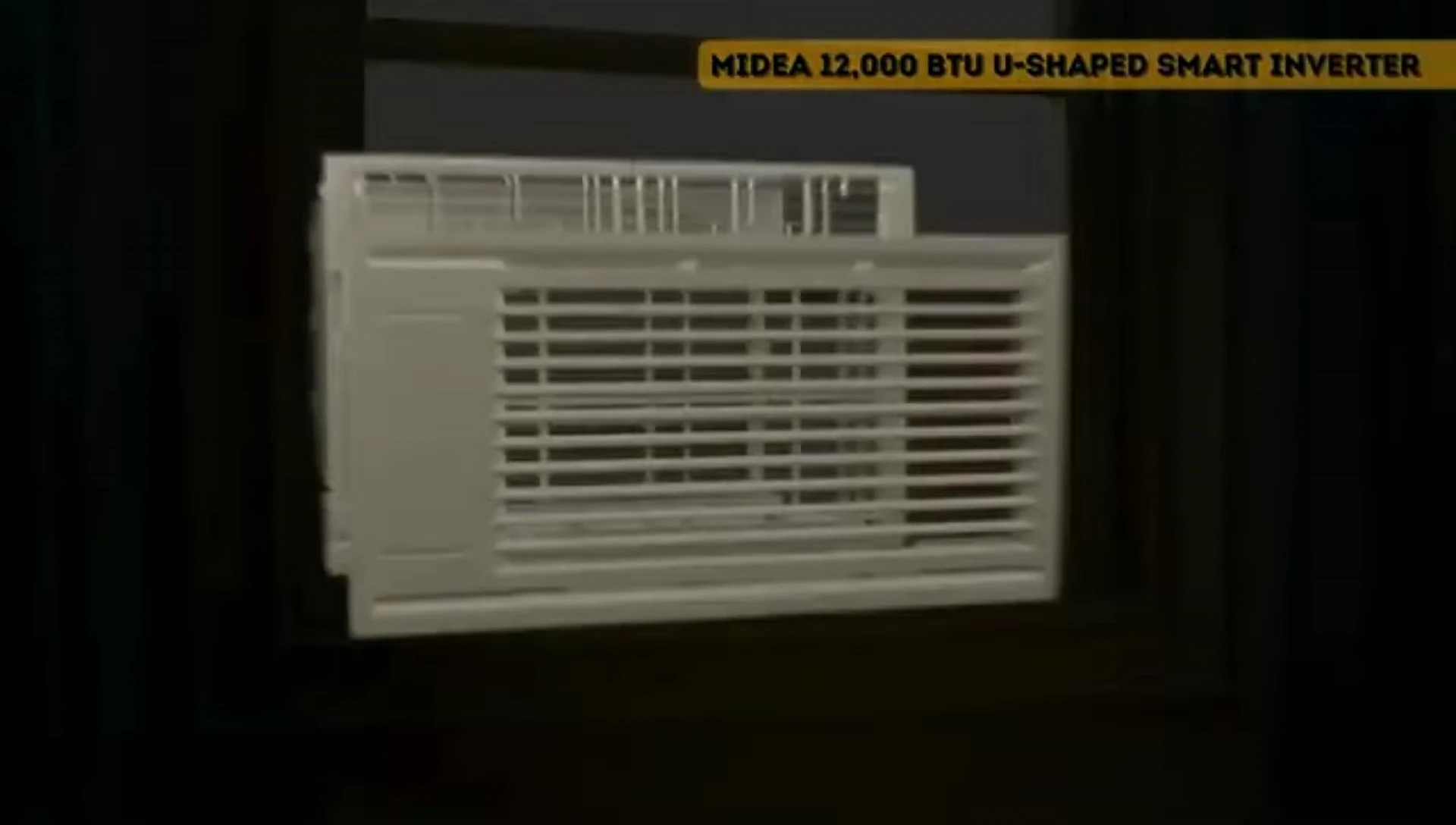 Midea unit displayed