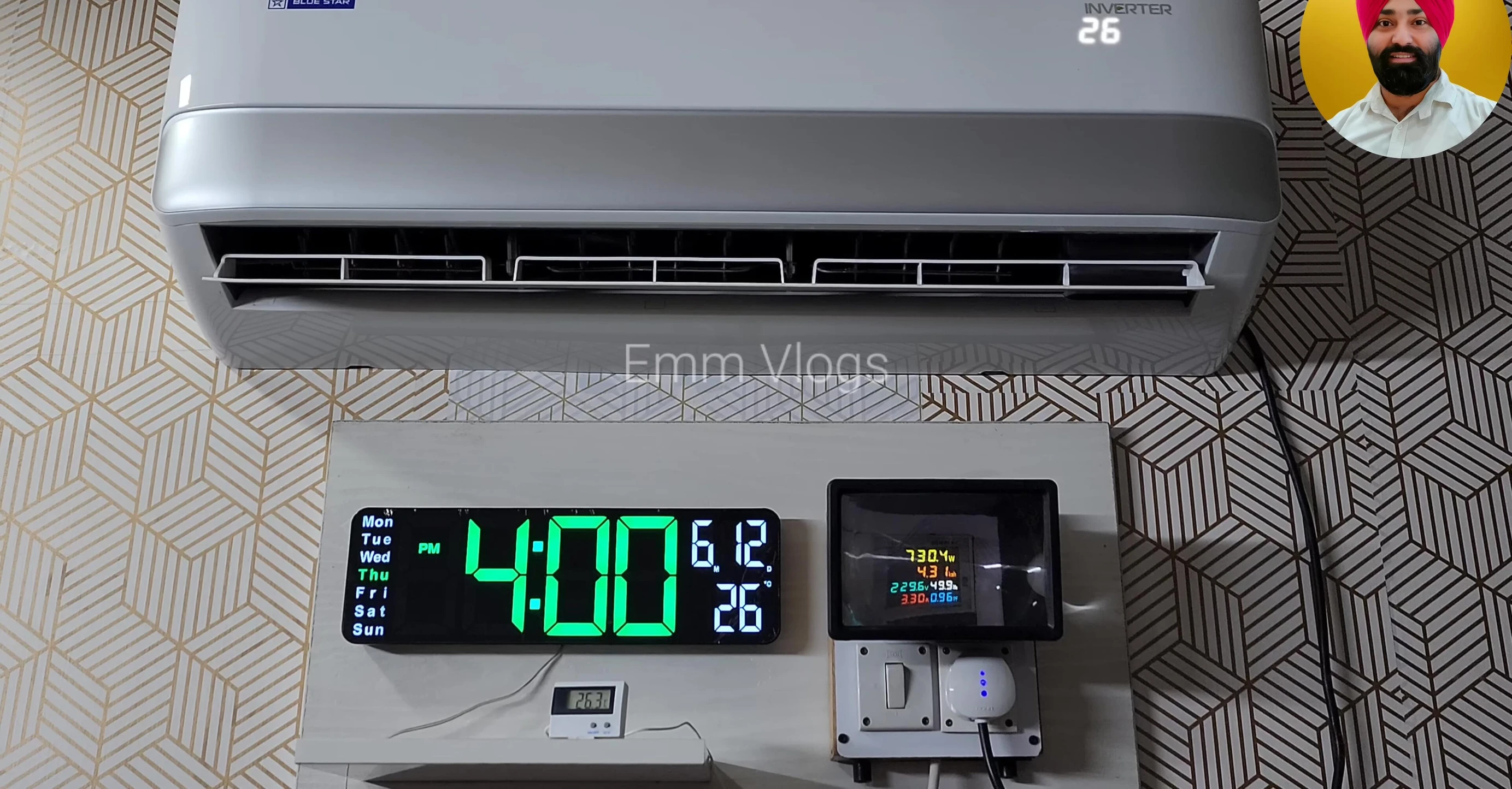 Total energy consumption at 6 hours.