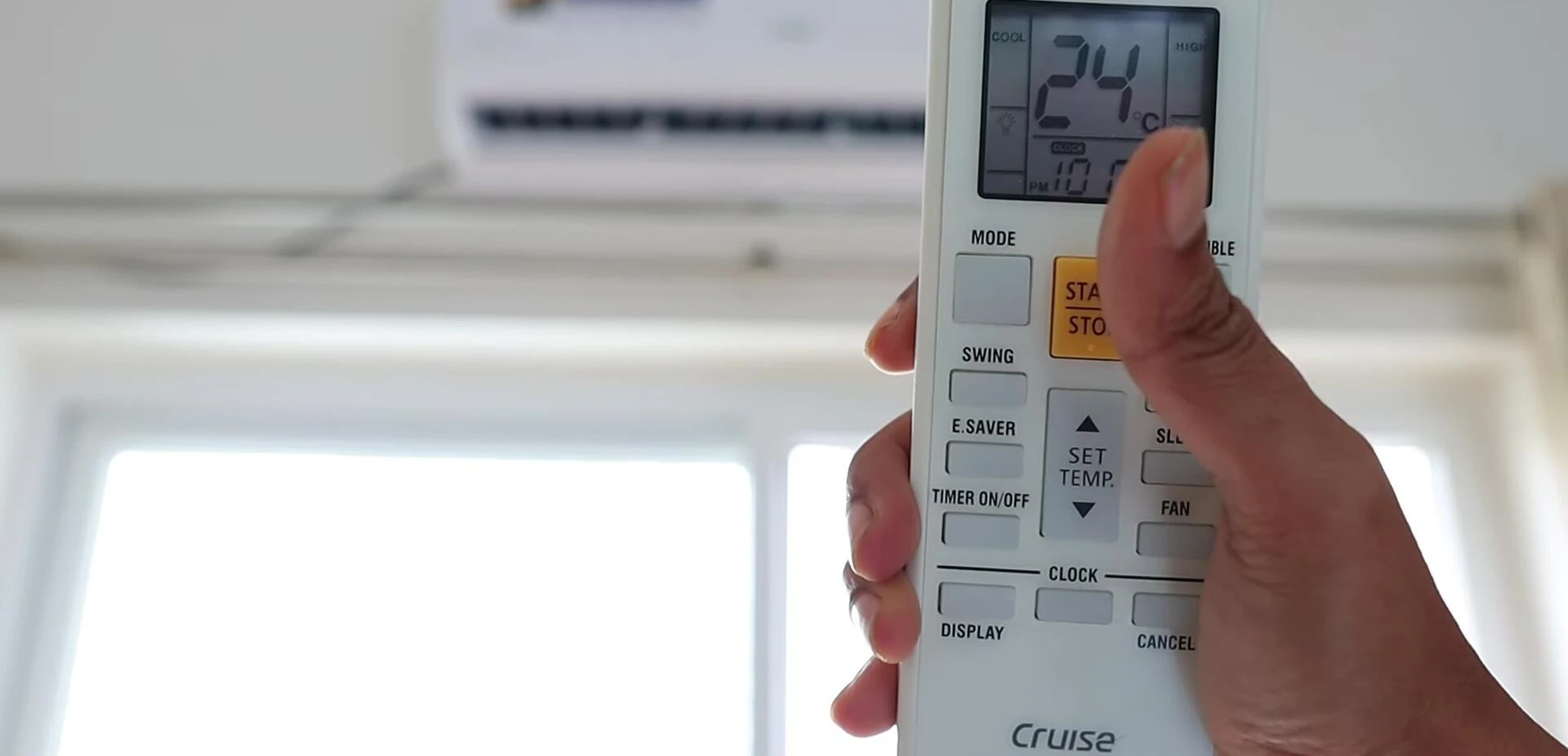 Screenshot showing the AC's various modes including auto-cleaning and monsoon comfort mode.