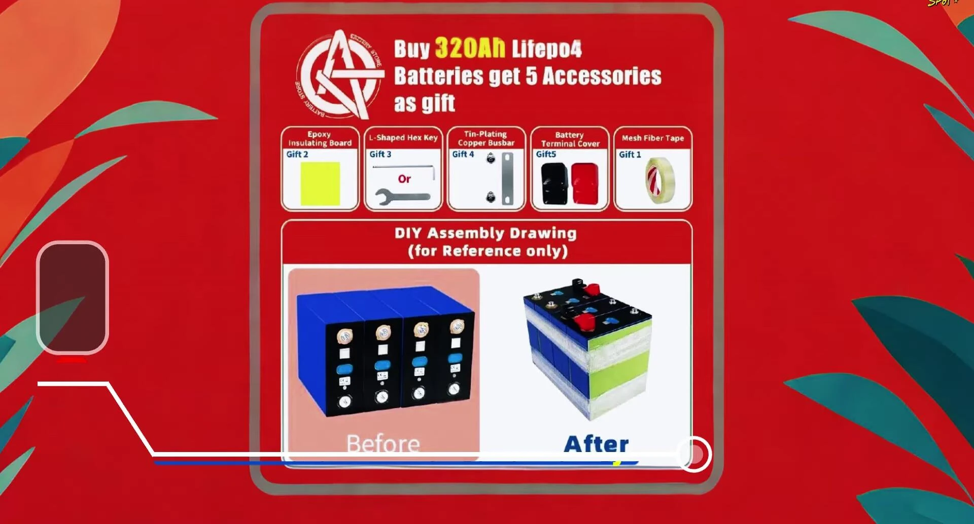 PWOD 3.2V 320Ah LiFePO4 Battery specifications and applications