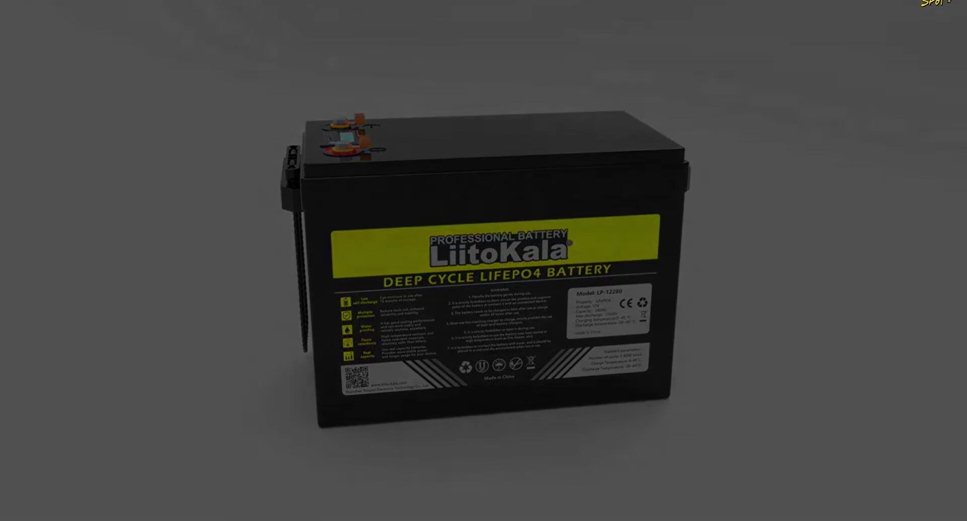 PWOD 3.2V 320Ah LiFePO4 Battery specifications