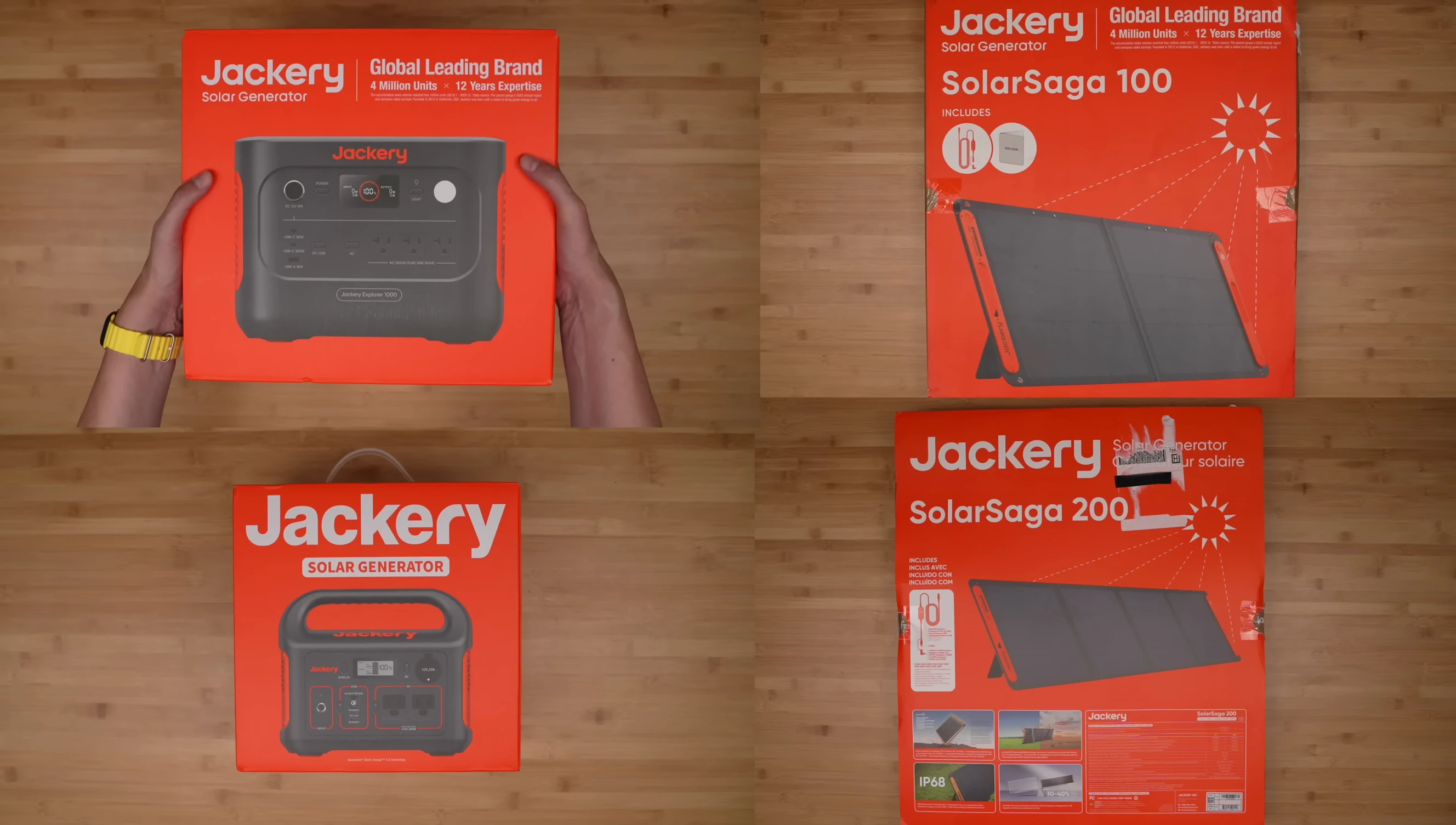 Jackery Explorer 1000V2 and other packages