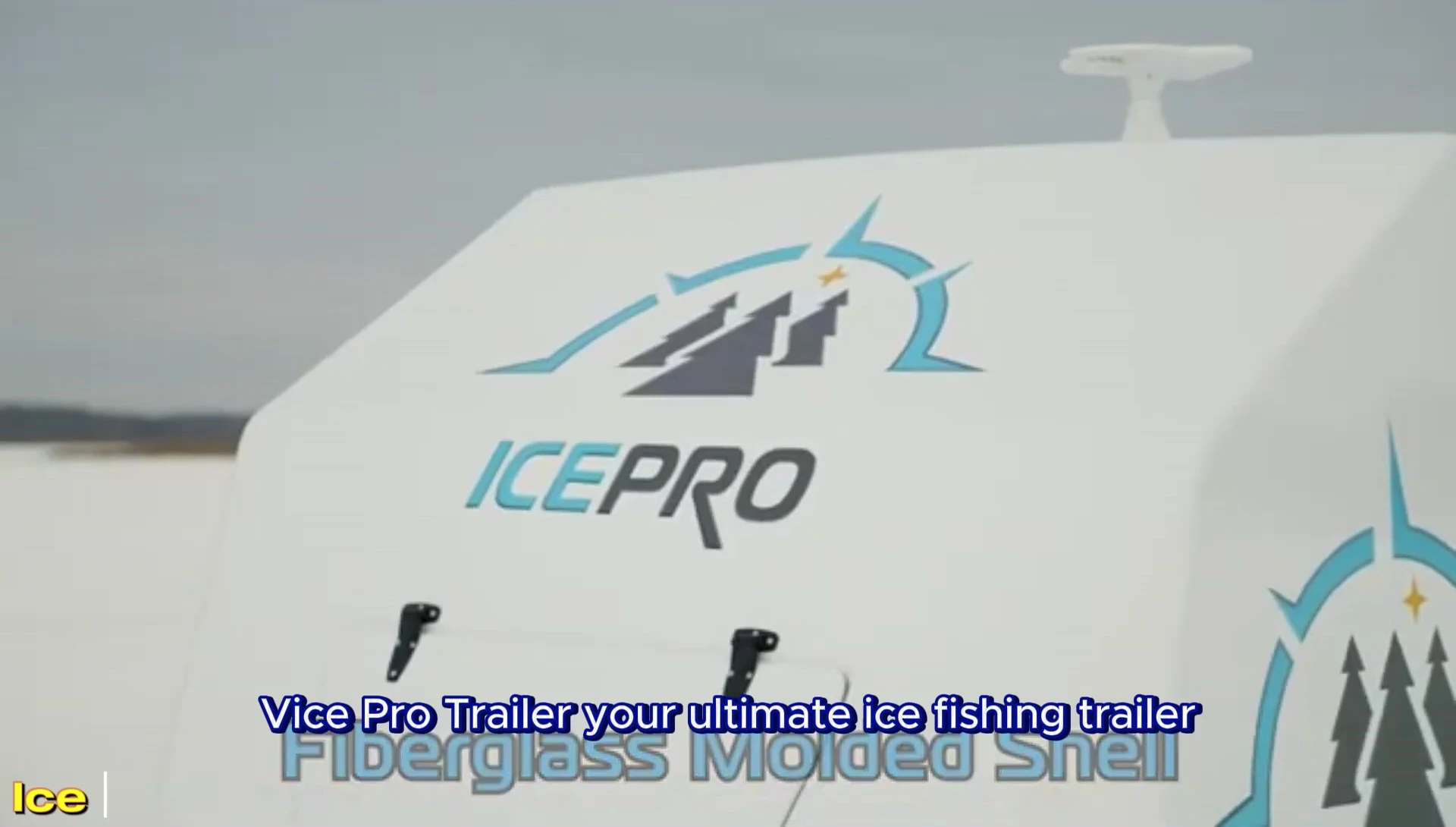 Vice Pro Ice Fishing Trailer showing its overall design.