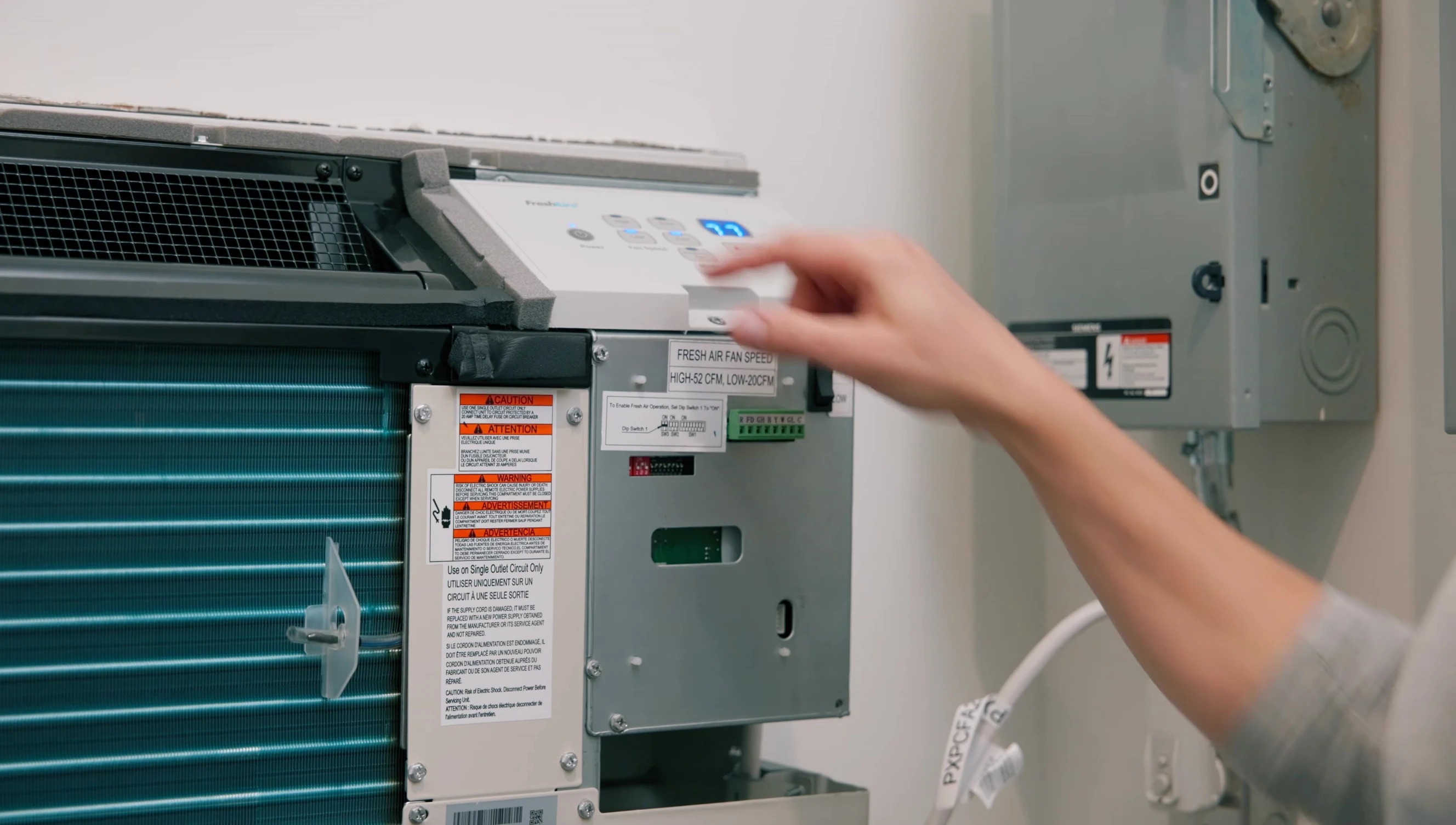 Powering Off HVAC Unit