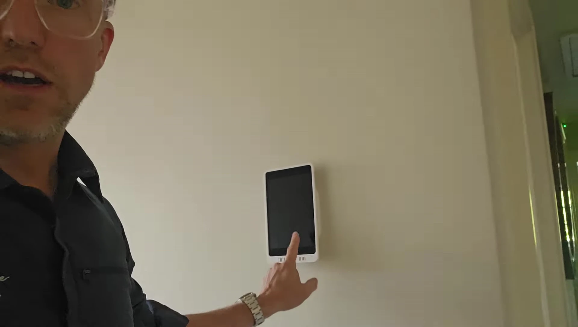 An iPad used for home control