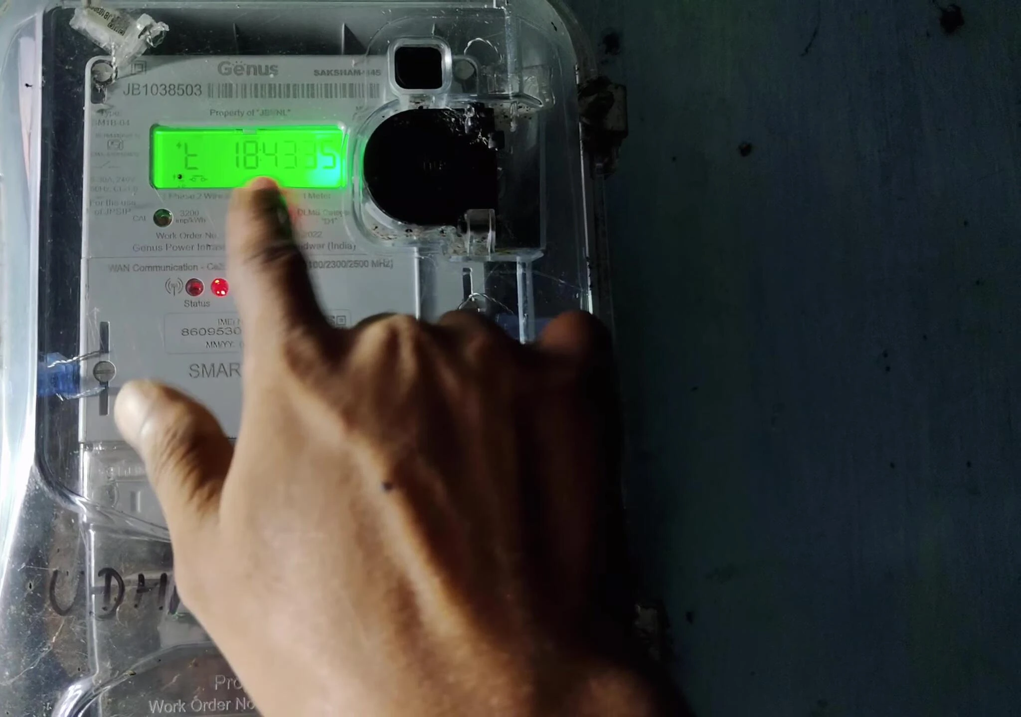 Image of a person contacting their energy provider via phone or online
