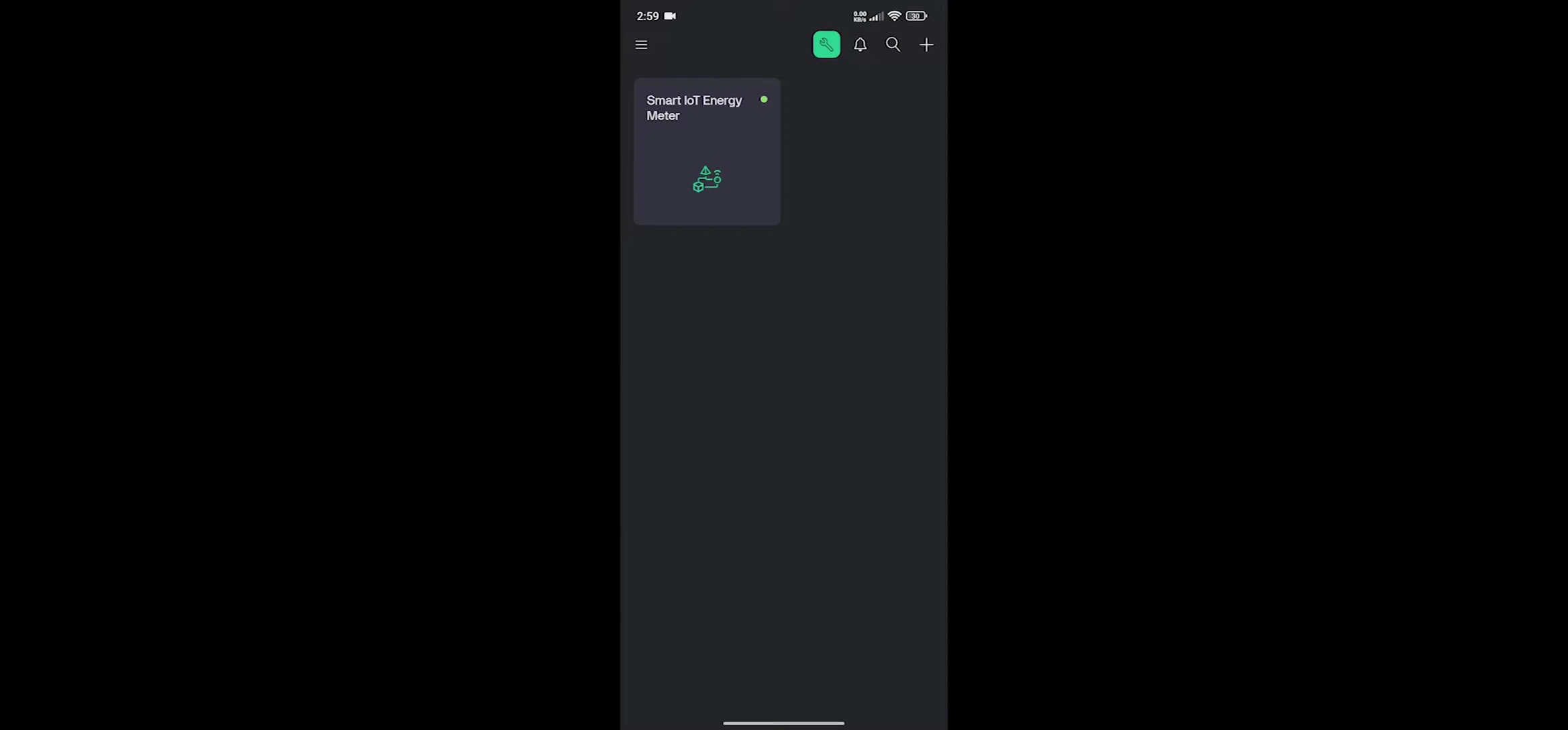Configuring the Blynk mobile app