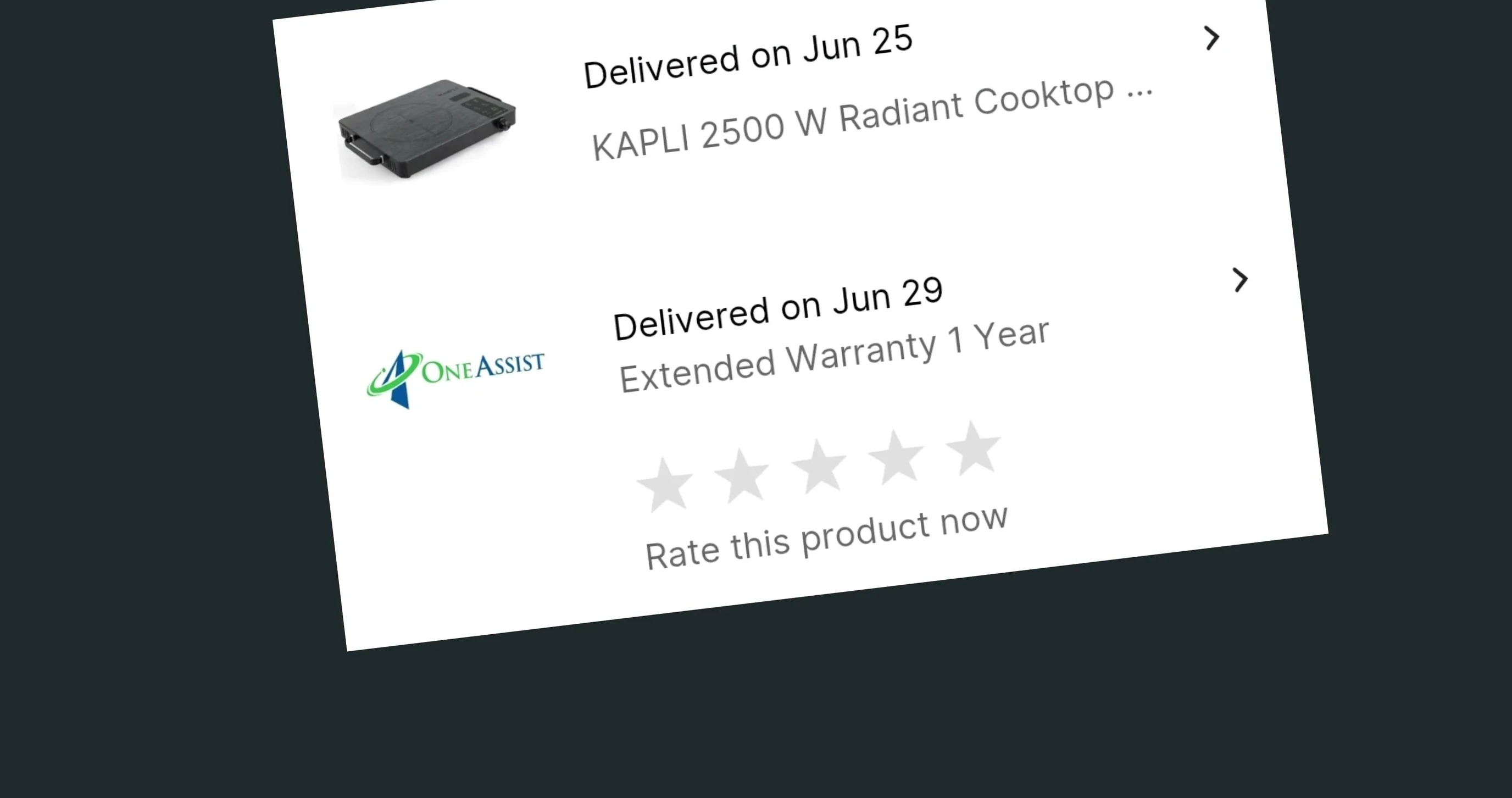 One Assist warranty extension information