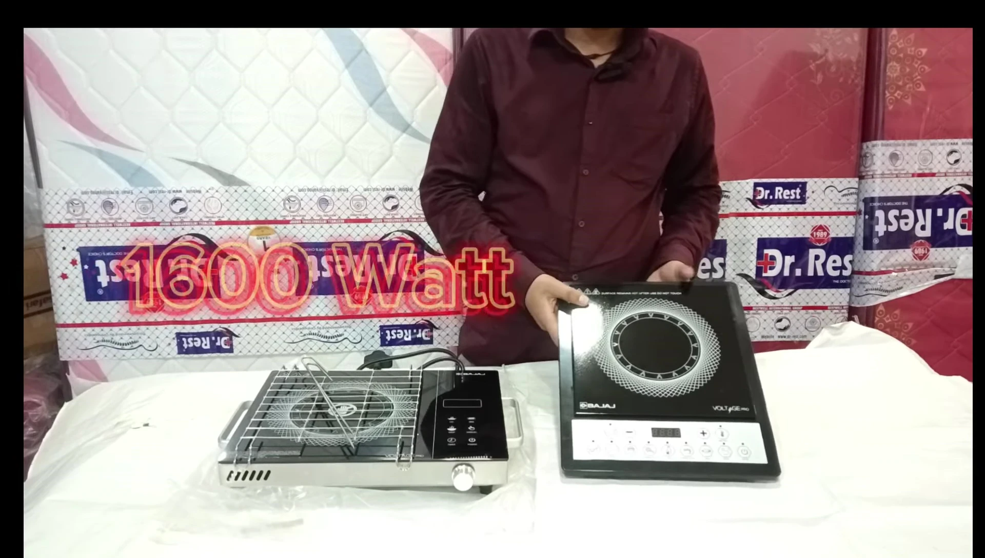 Induction cooktop controls