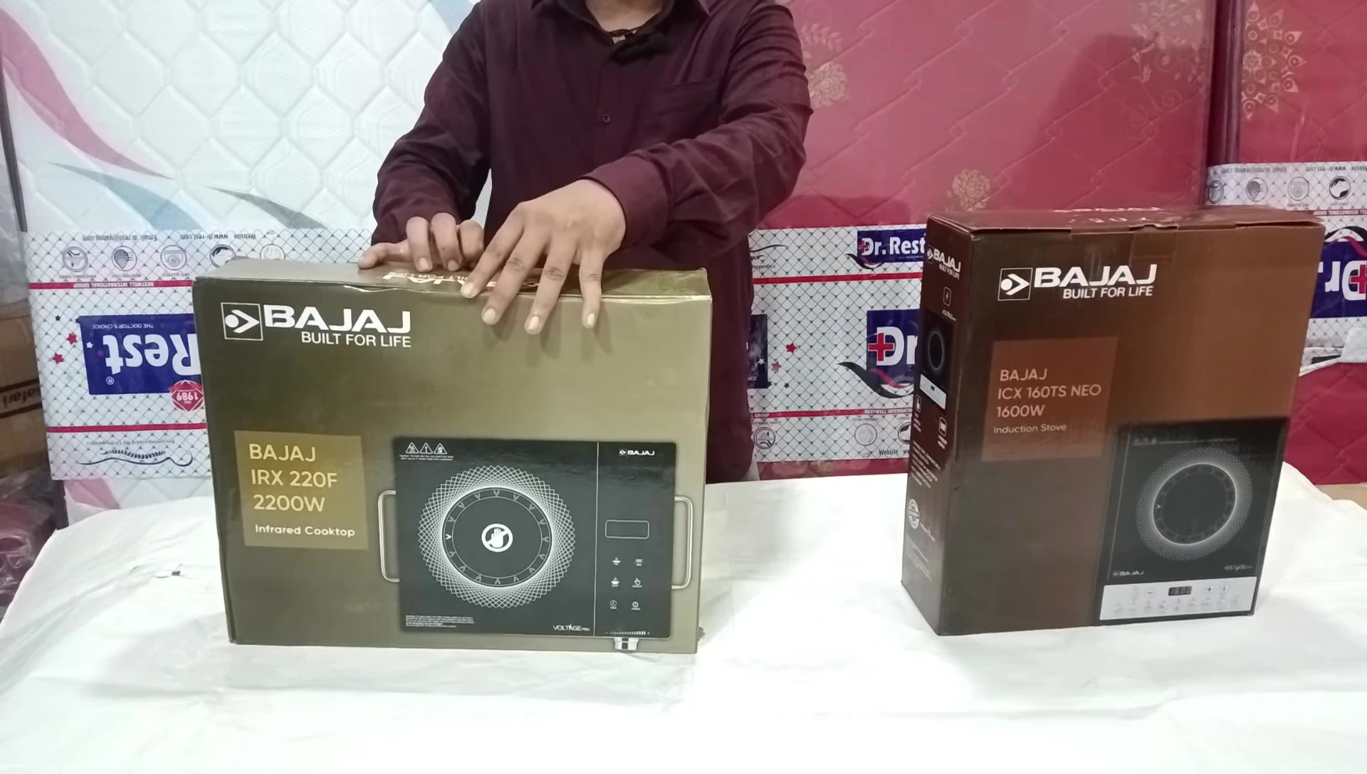 Bajaj Infrared cooktop packaging